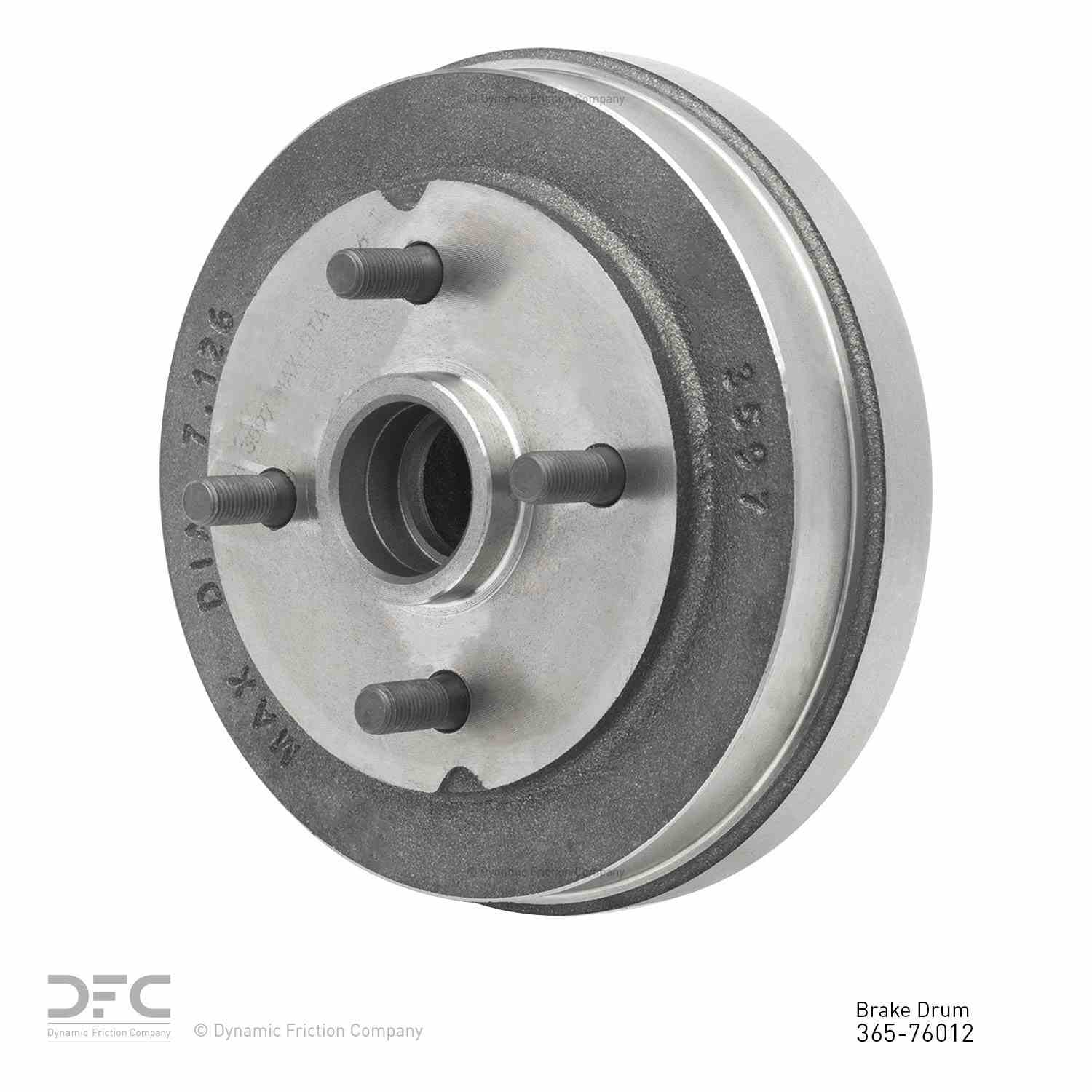 Dynamic Friction Company Brake Drum 365-76012