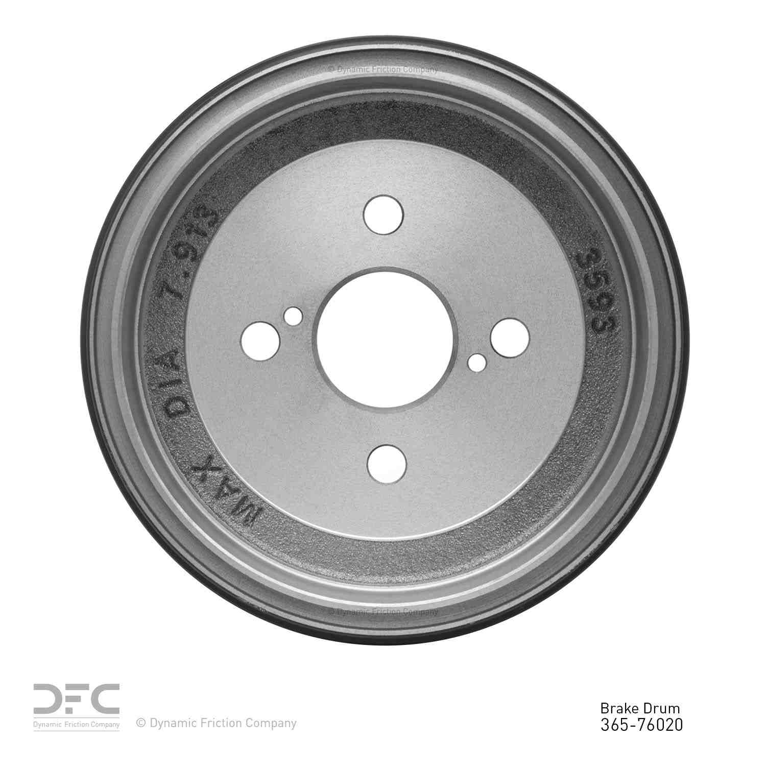 Dynamic Friction Company Brake Drum 365-76020