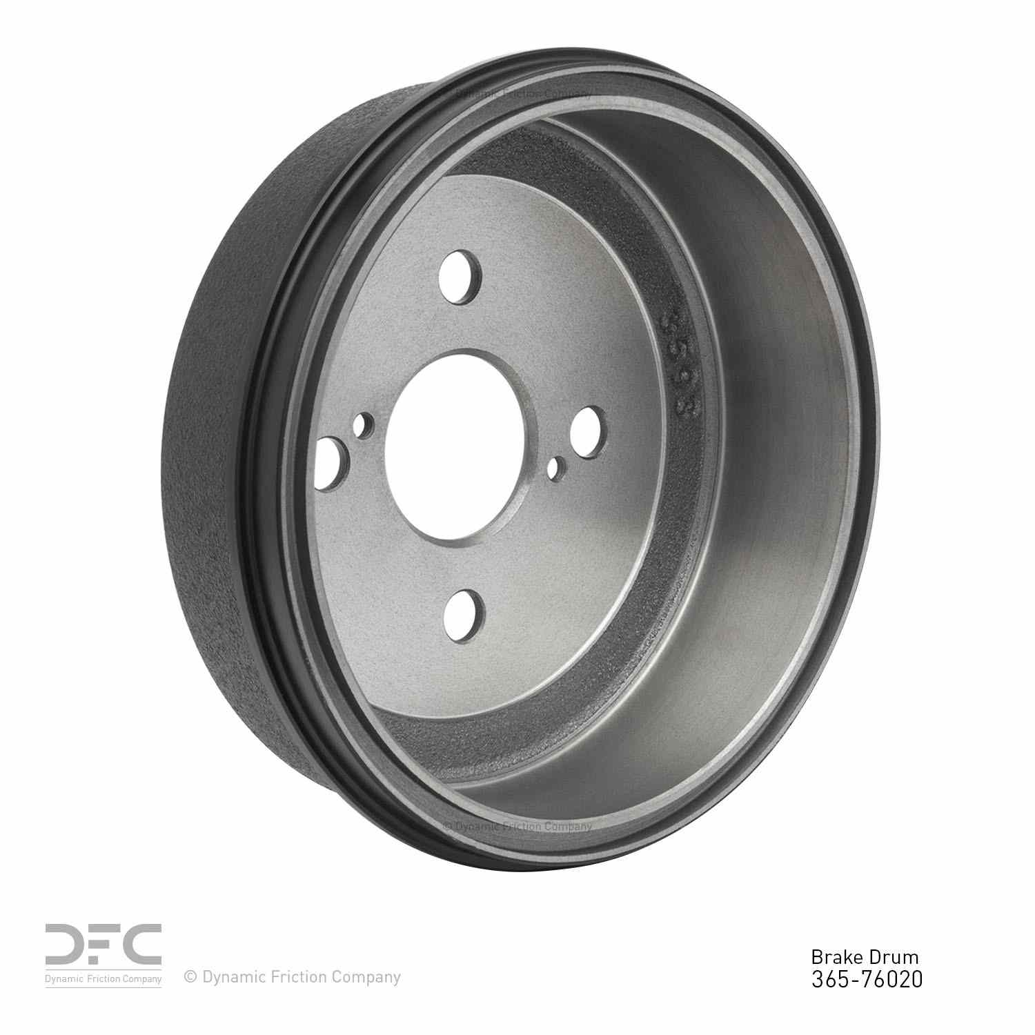 Dynamic Friction Company Brake Drum 365-76020