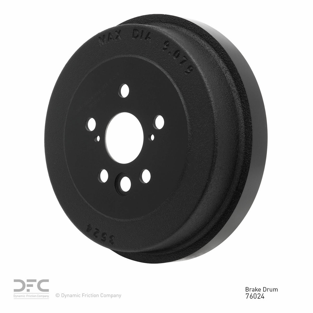 Dynamic Friction Company Brake Drum 365-76024
