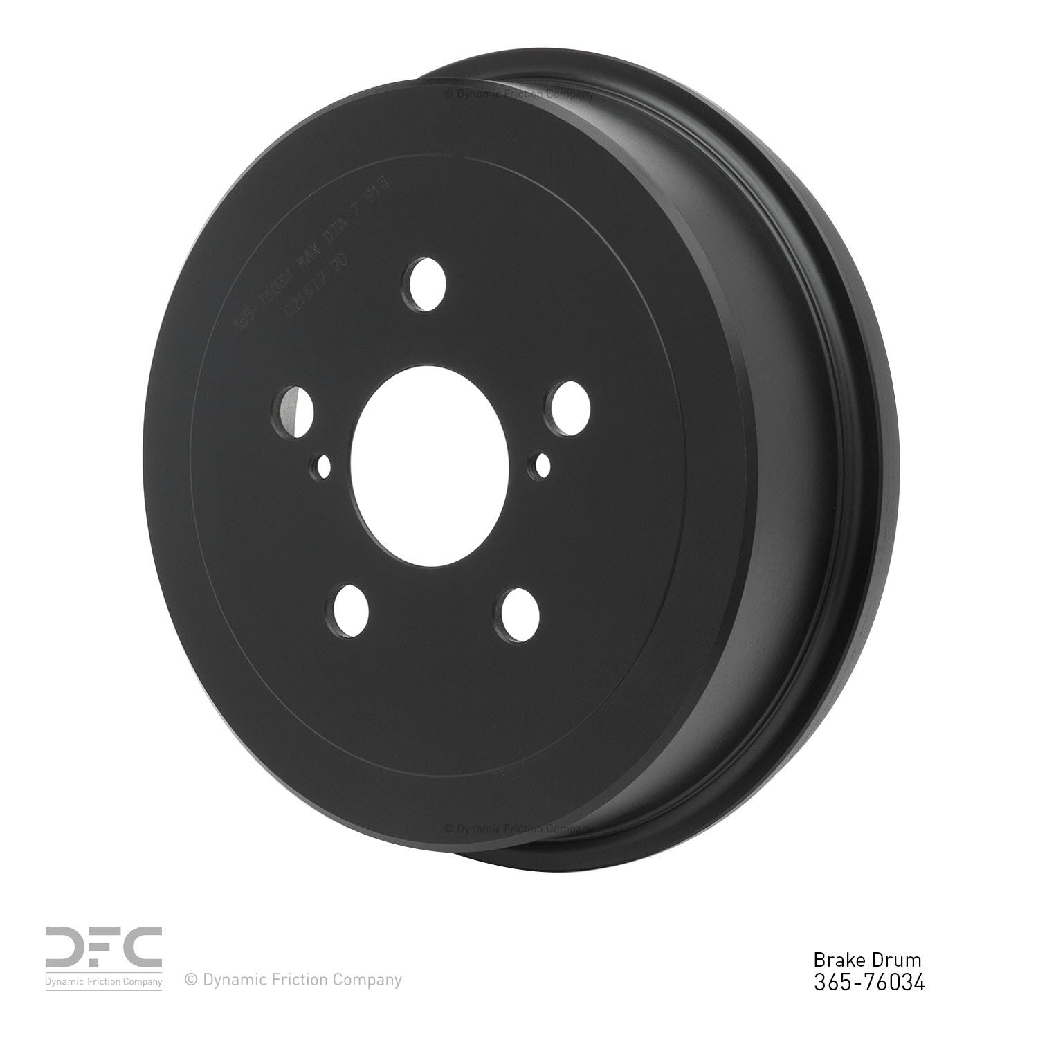 Dynamic Friction Company Brake Drum 365-76034