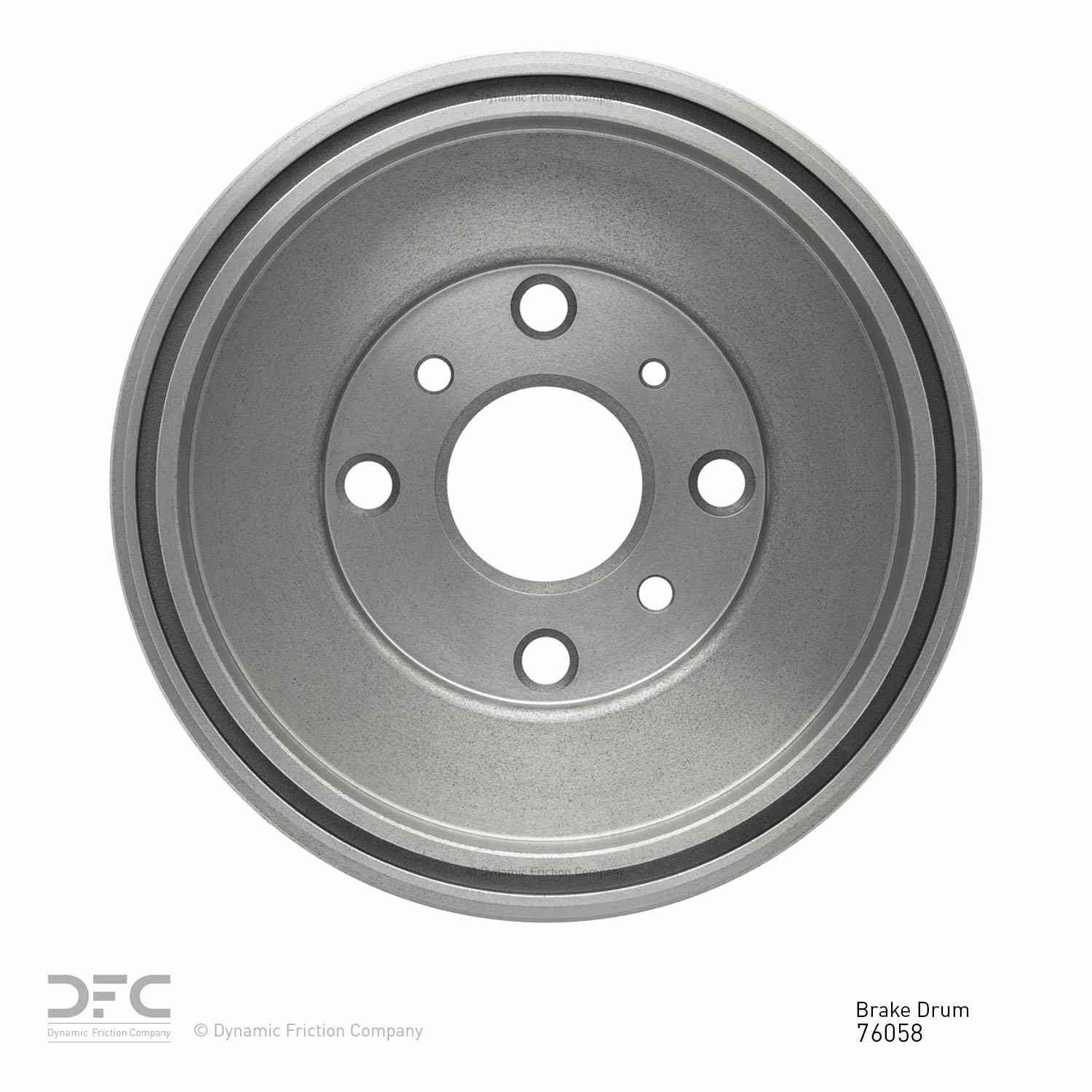 Dynamic Friction Company Brake Drum 365-76058