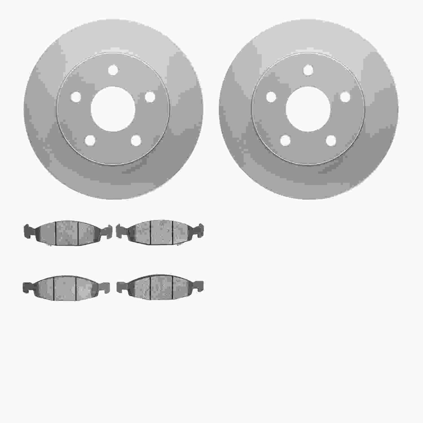 Dynamic Friction Company Disc Brake Kit 4202-42076