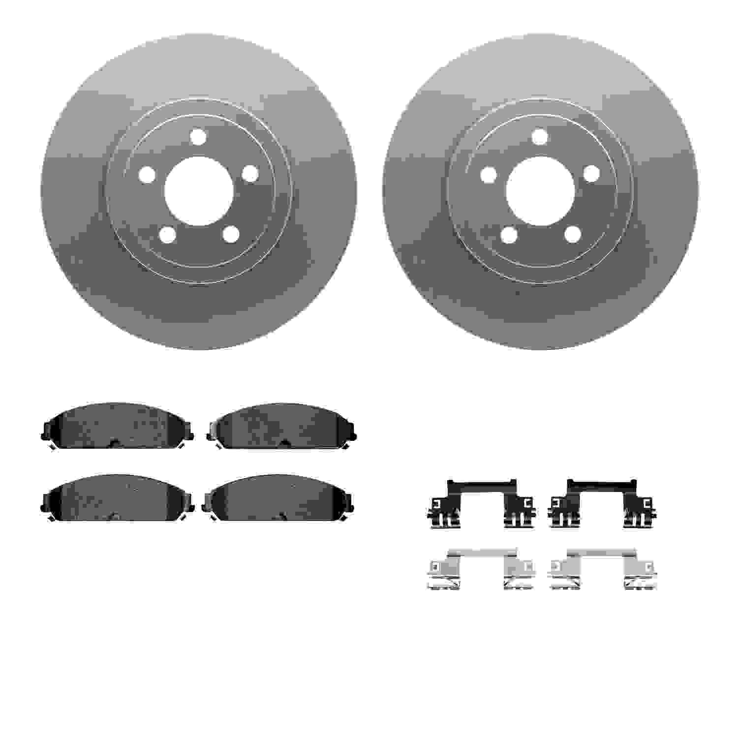 Dynamic Friction Company Disc Brake Kit 4212-39043