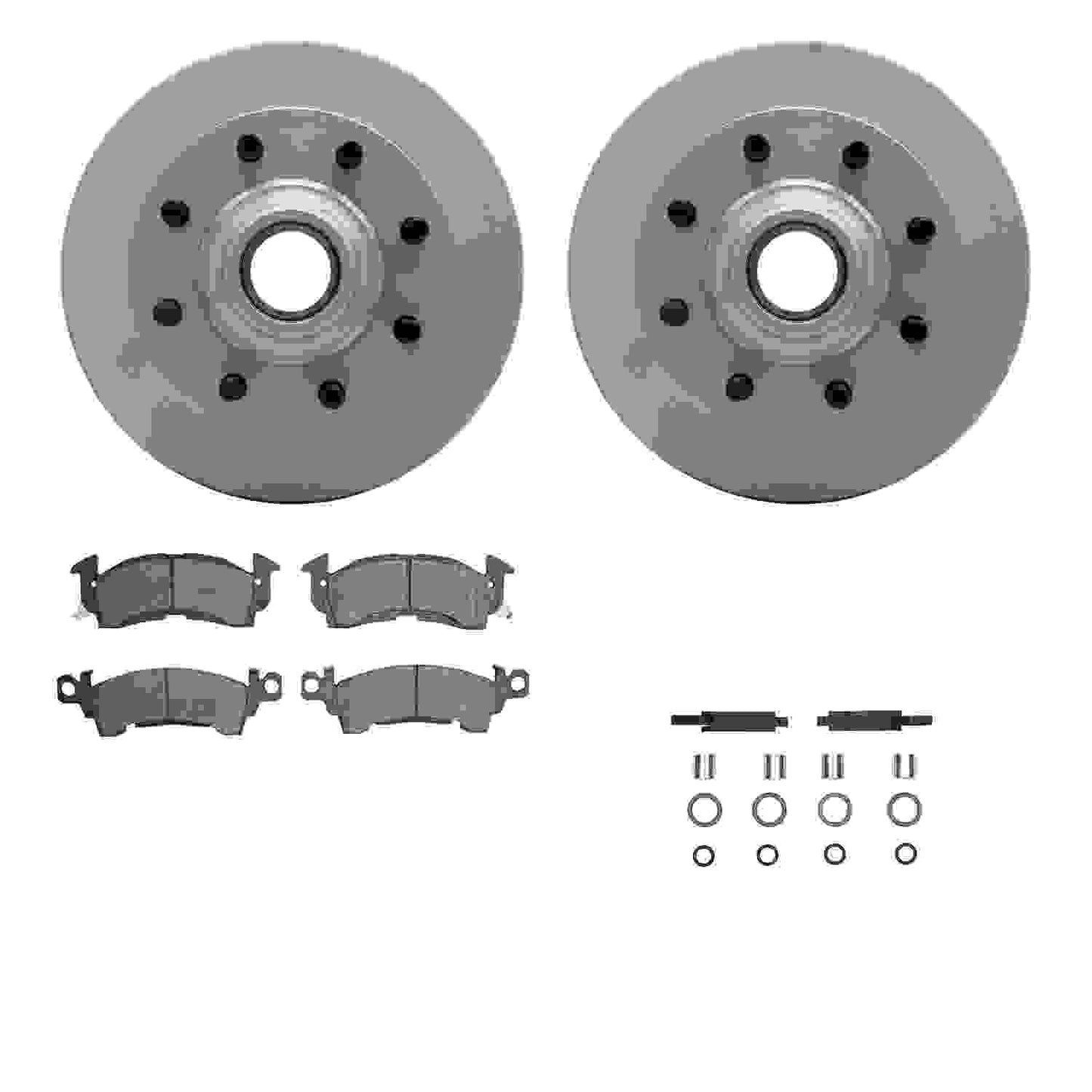 Dynamic Friction Company Disc Brake Kit 4212-48077