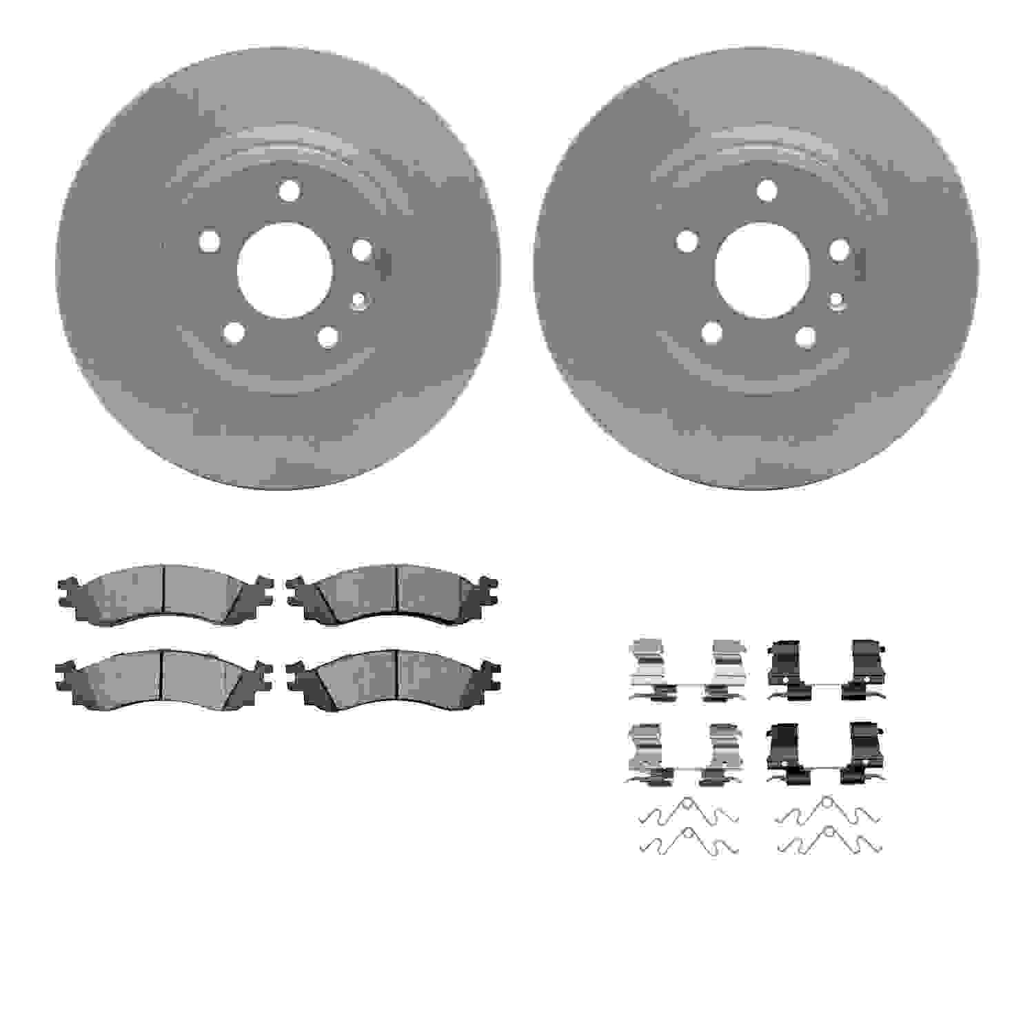 Dynamic Friction Company Disc Brake Kit 4212-54004