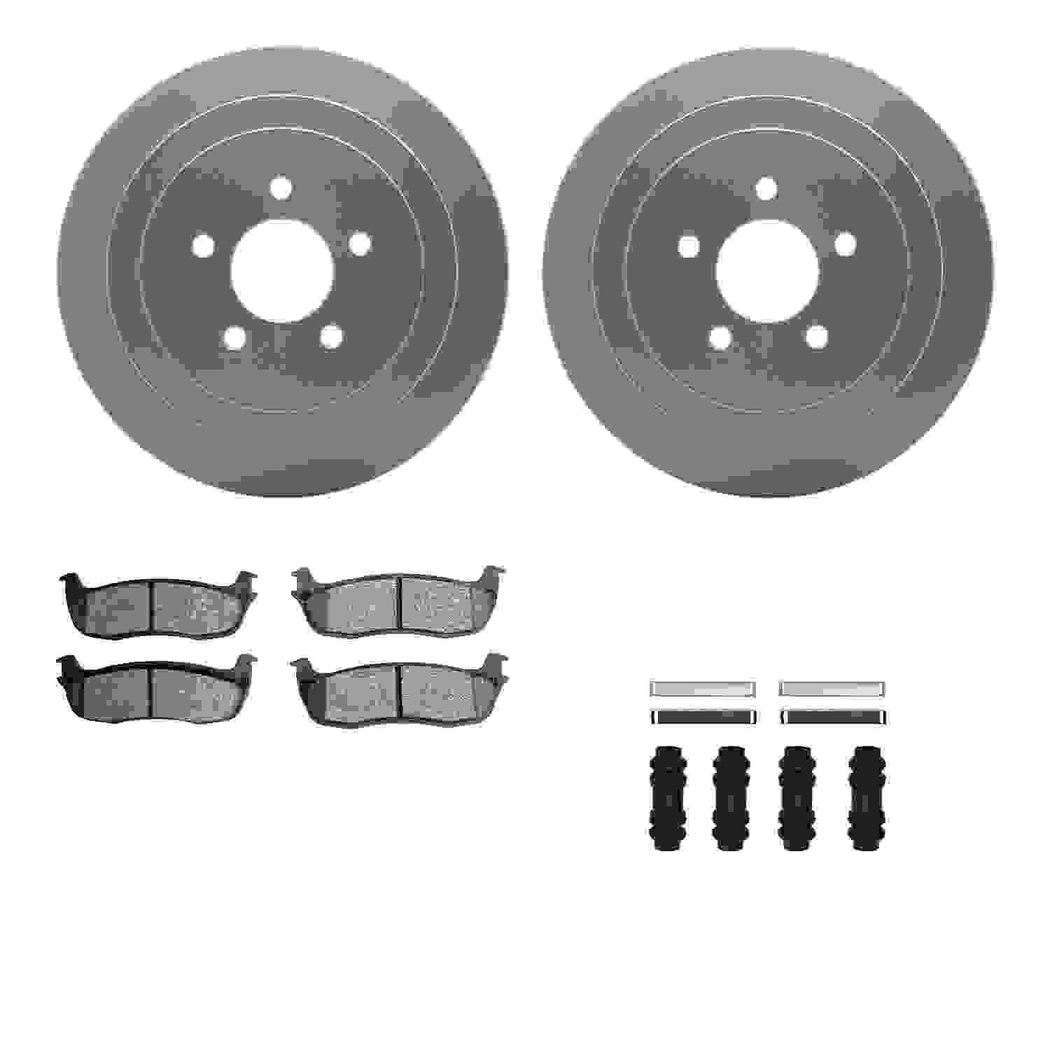 Dynamic Friction Company Disc Brake Kit 4212-55010