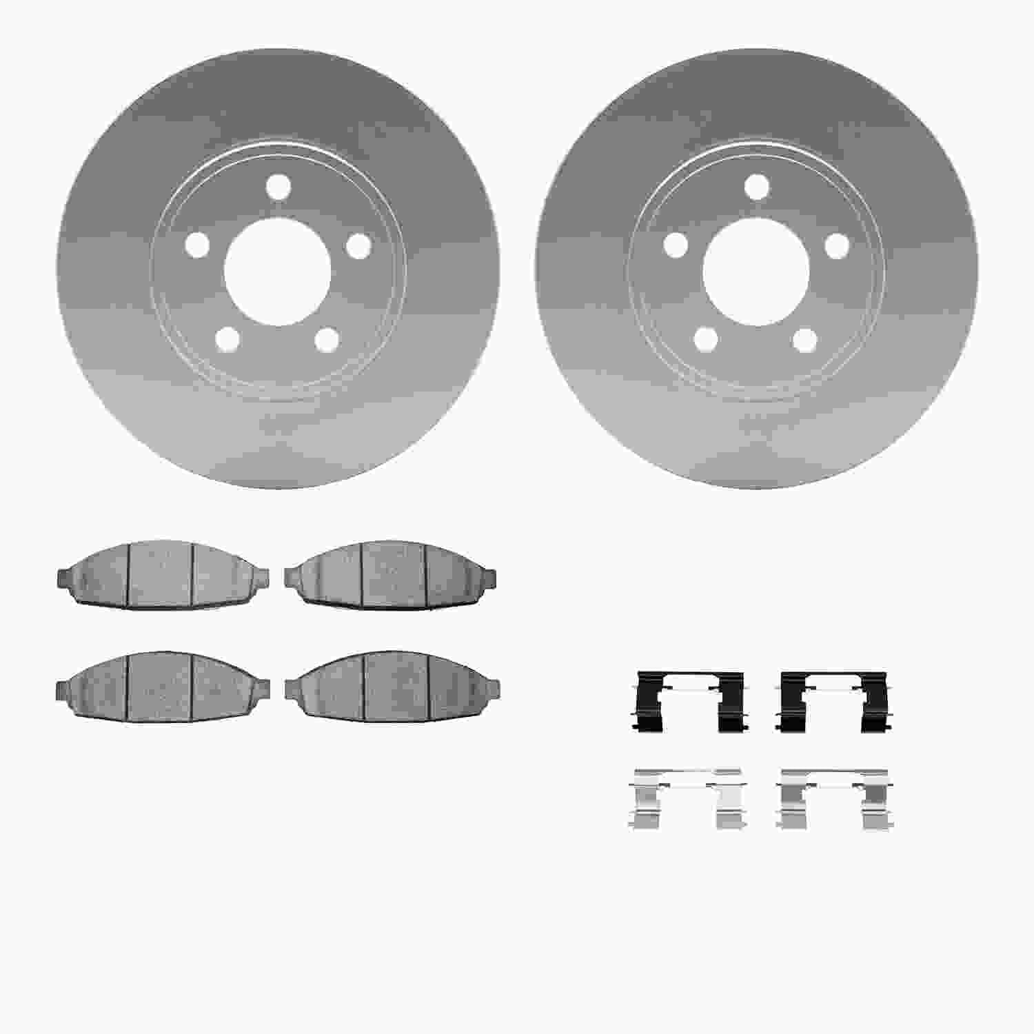 Dynamic Friction Company Disc Brake Kit 4212-56014