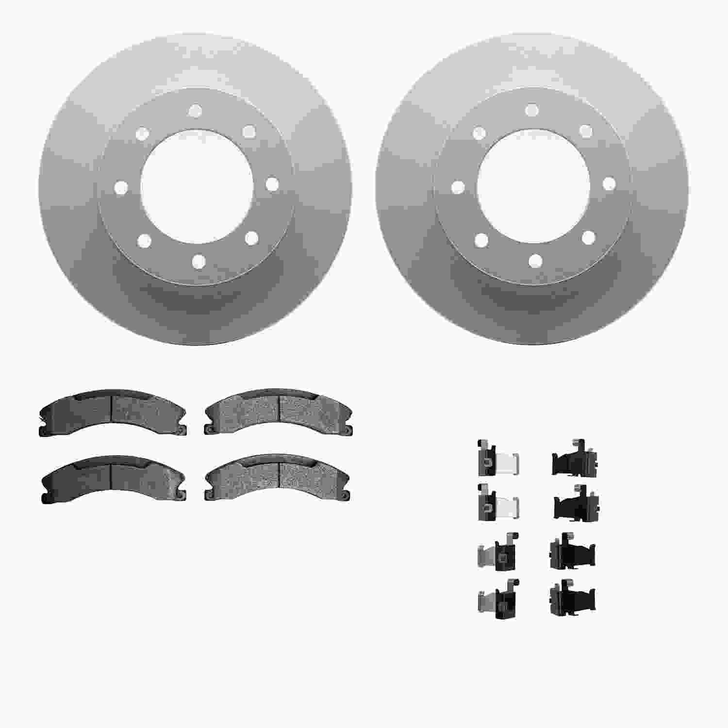 Dynamic Friction Company Disc Brake Kit 4212-67004