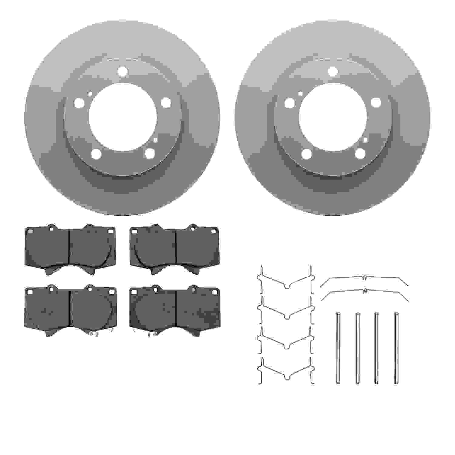 Dynamic Friction Company Disc Brake Kit 4212-76008