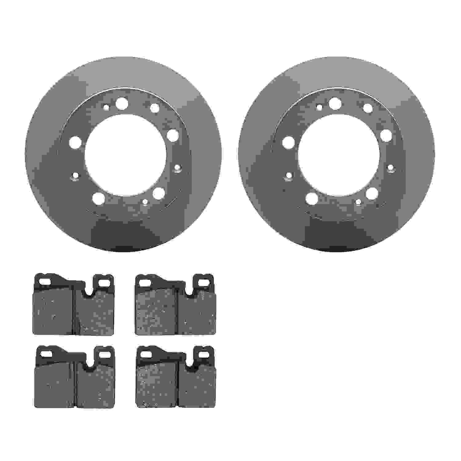 Dynamic Friction Company Disc Brake Pad and Rotor / Drum Brake Shoe and Drum Kit 4302-02009