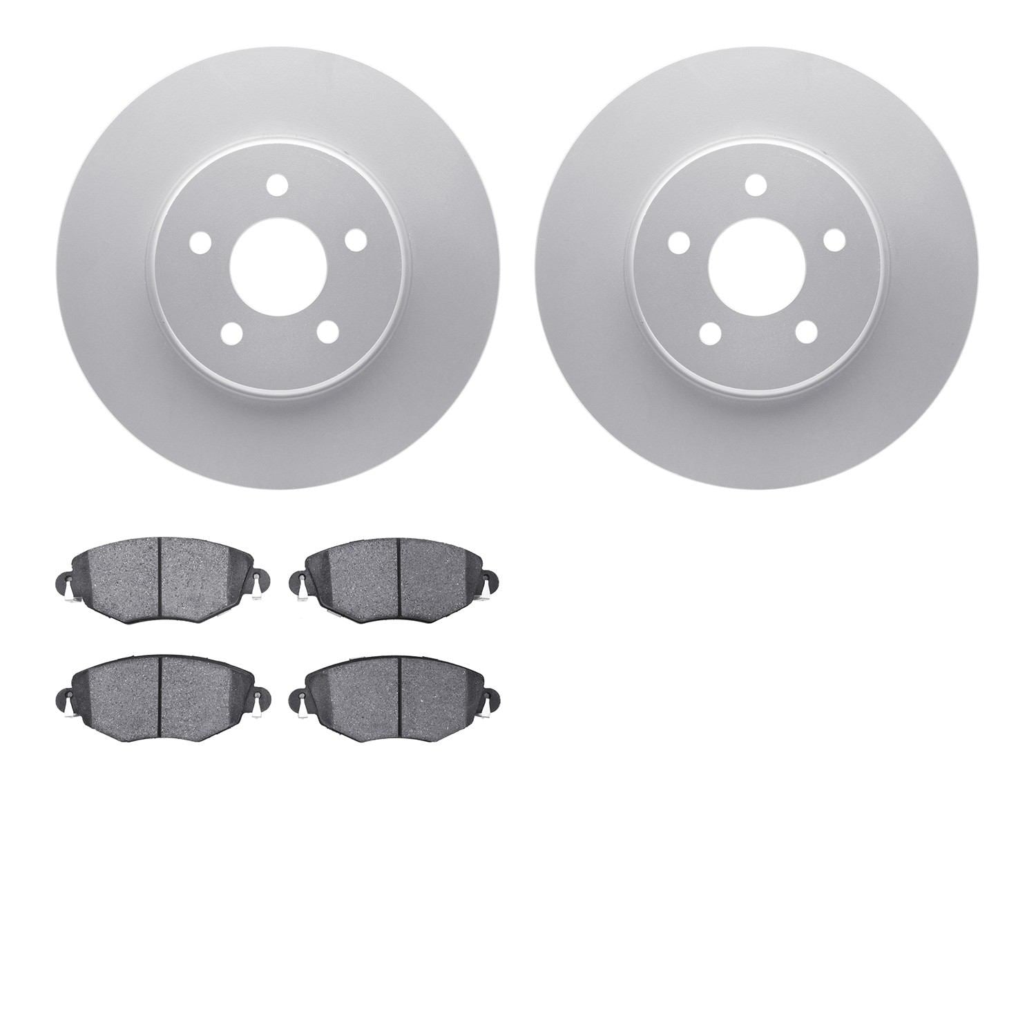 Dynamic Friction Company Disc Brake Pad and Rotor / Drum Brake Shoe and Drum Kit 4302-20002