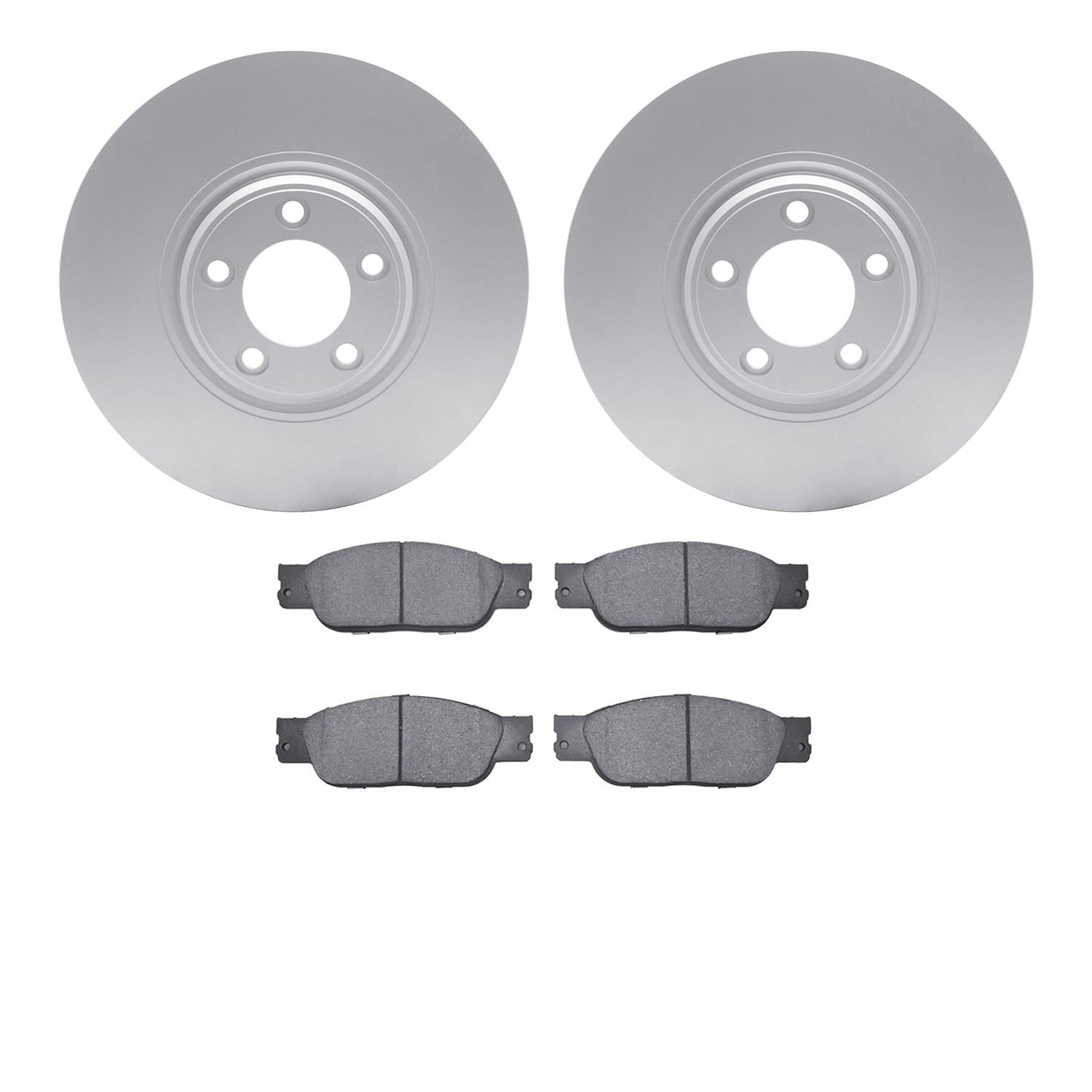 Dynamic Friction Company Disc Brake Pad and Rotor / Drum Brake Shoe and Drum Kit 4302-20004