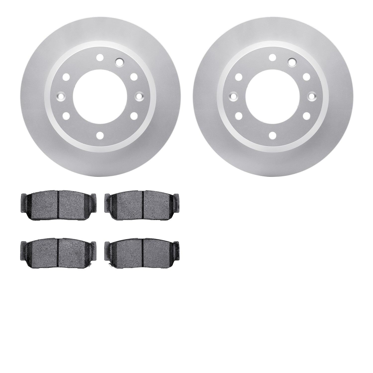 Dynamic Friction Company Disc Brake Pad and Rotor / Drum Brake Shoe and Drum Kit 4302-21001