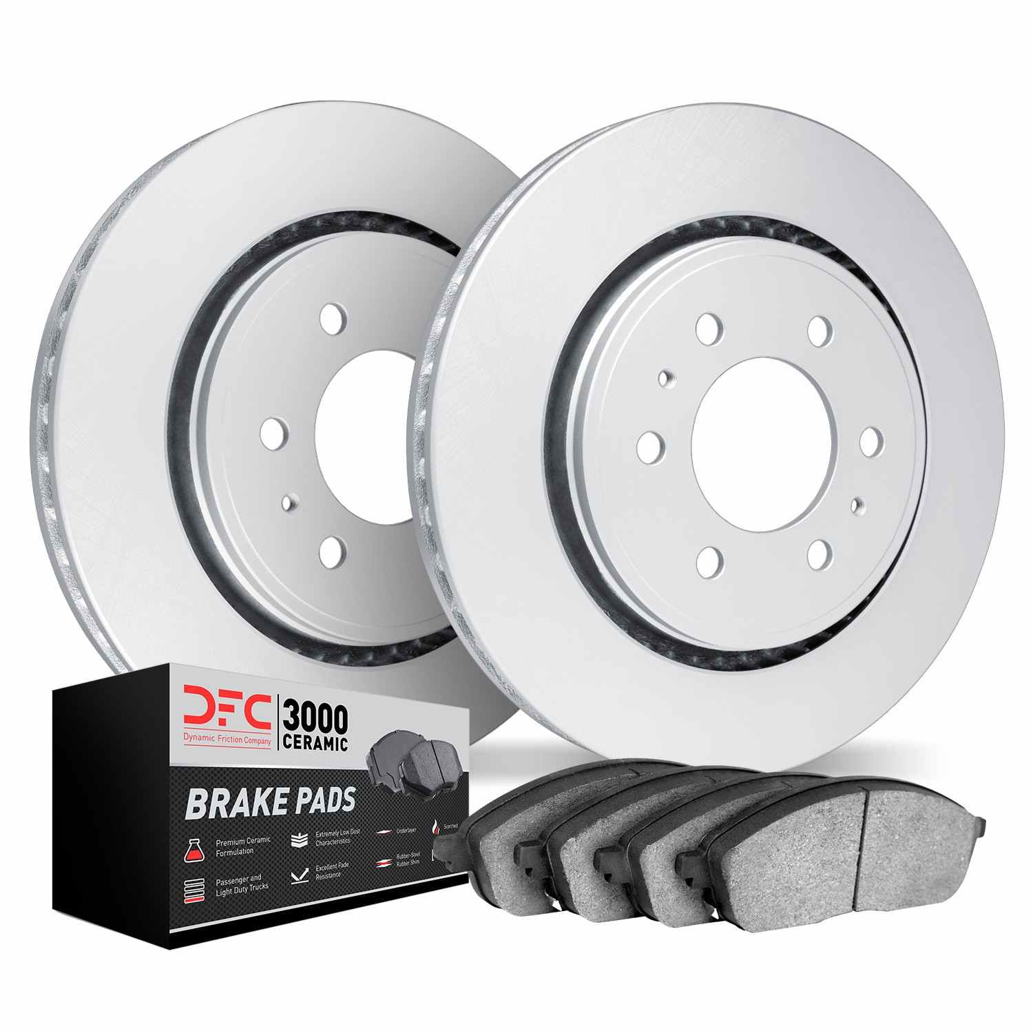 Dynamic Friction Company Disc Brake Pad and Rotor / Drum Brake Shoe and Drum Kit 4302-21013