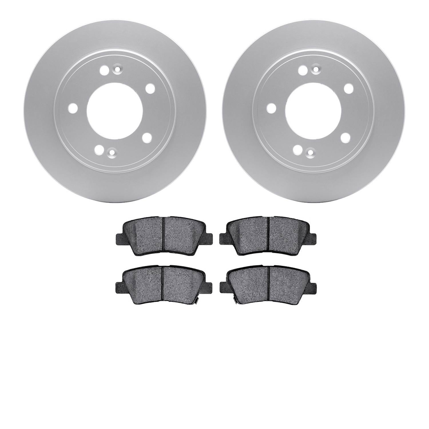 Dynamic Friction Company Disc Brake Pad and Rotor / Drum Brake Shoe and Drum Kit 4302-21026