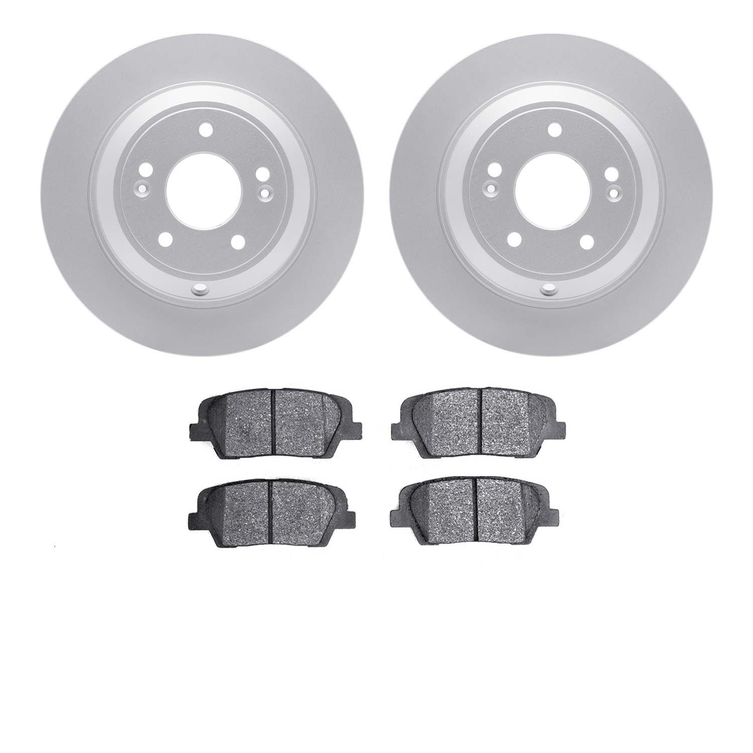 Dynamic Friction Company Disc Brake Pad and Rotor / Drum Brake Shoe and Drum Kit 4302-21033