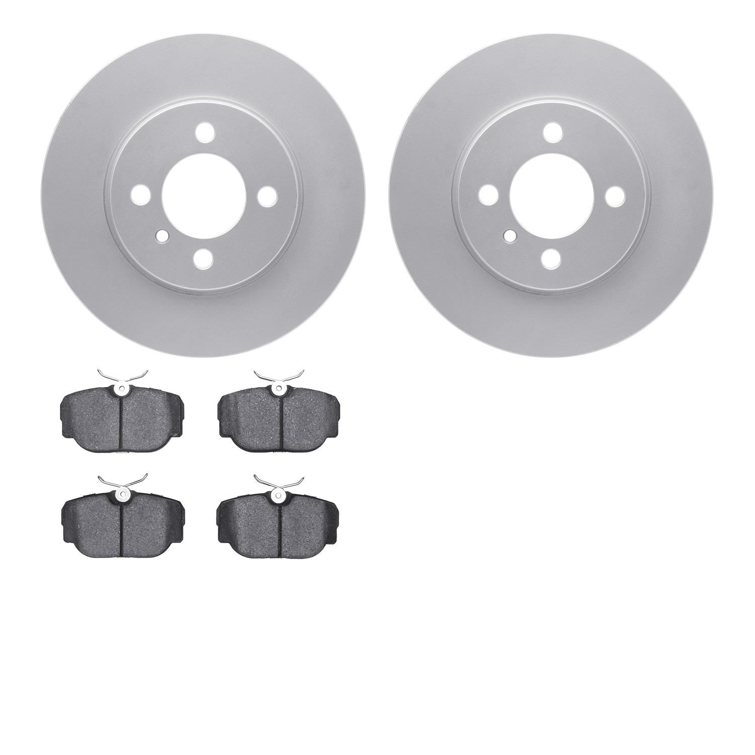 Dynamic Friction Company Disc Brake Pad and Rotor / Drum Brake Shoe and Drum Kit 4302-31001