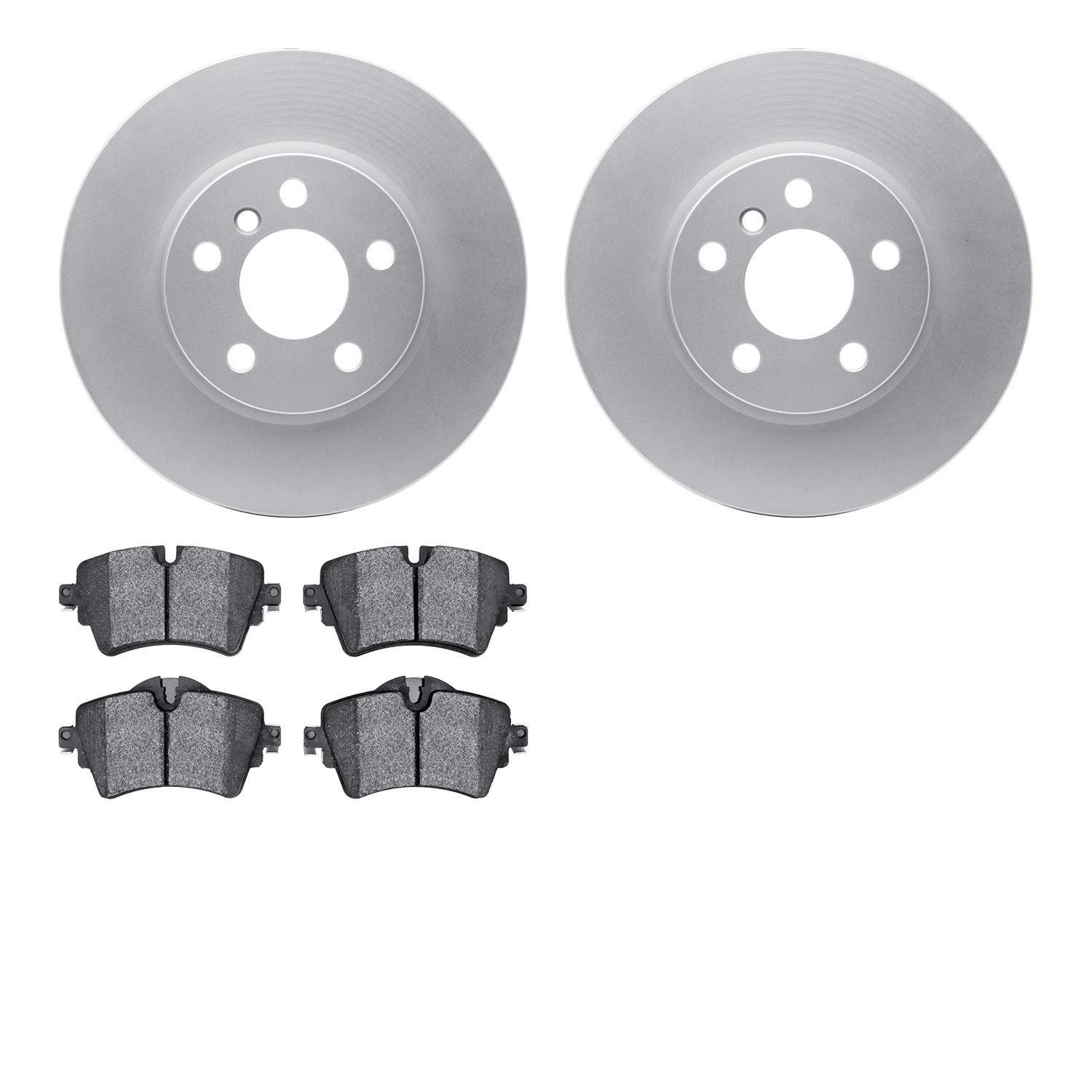 Dynamic Friction Company Disc Brake Pad and Rotor / Drum Brake Shoe and Drum Kit 4302-32001