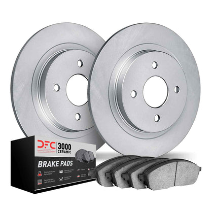 Dynamic Friction Company Disc Brake Pad and Rotor / Drum Brake Shoe and Drum Kit 4302-32014