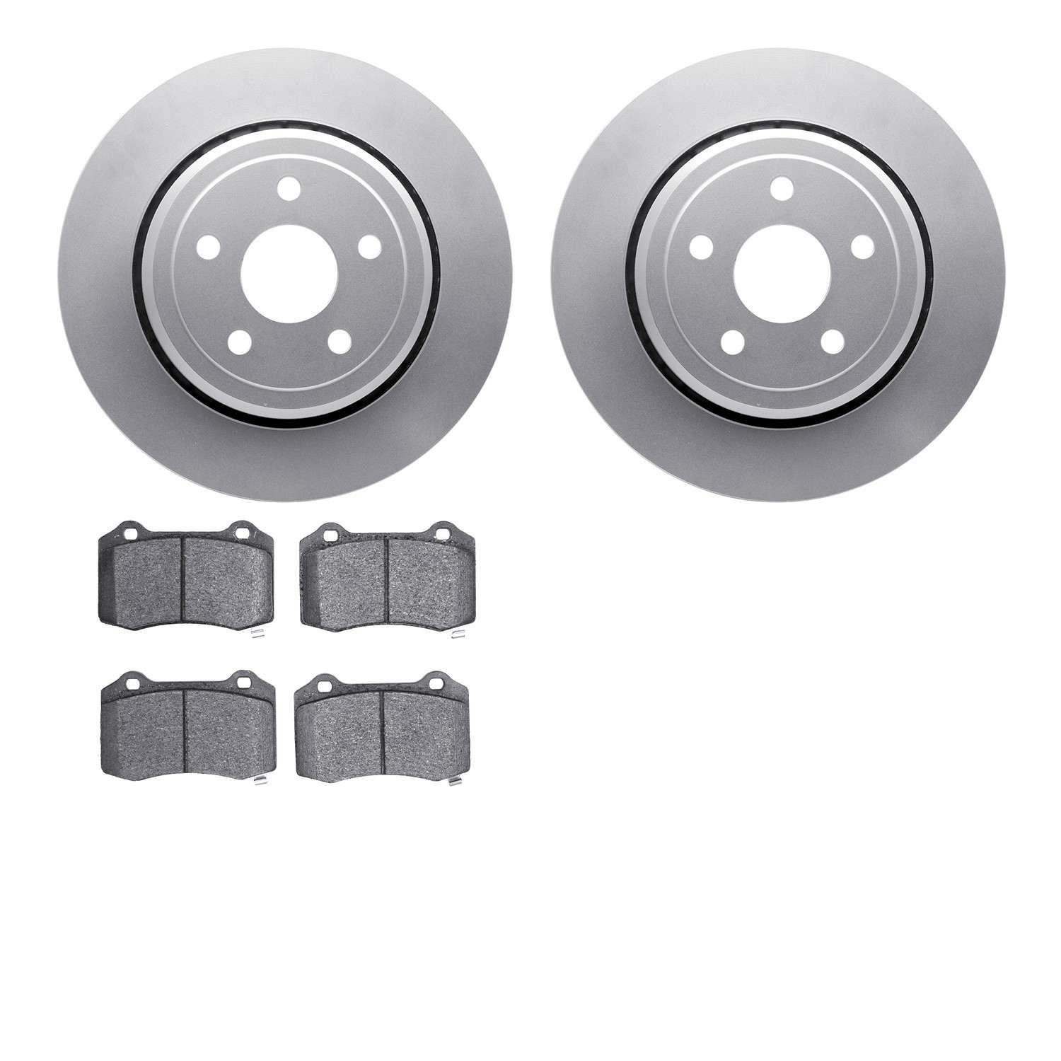 Dynamic Friction Company Disc Brake Pad and Rotor / Drum Brake Shoe and Drum Kit 4302-42011