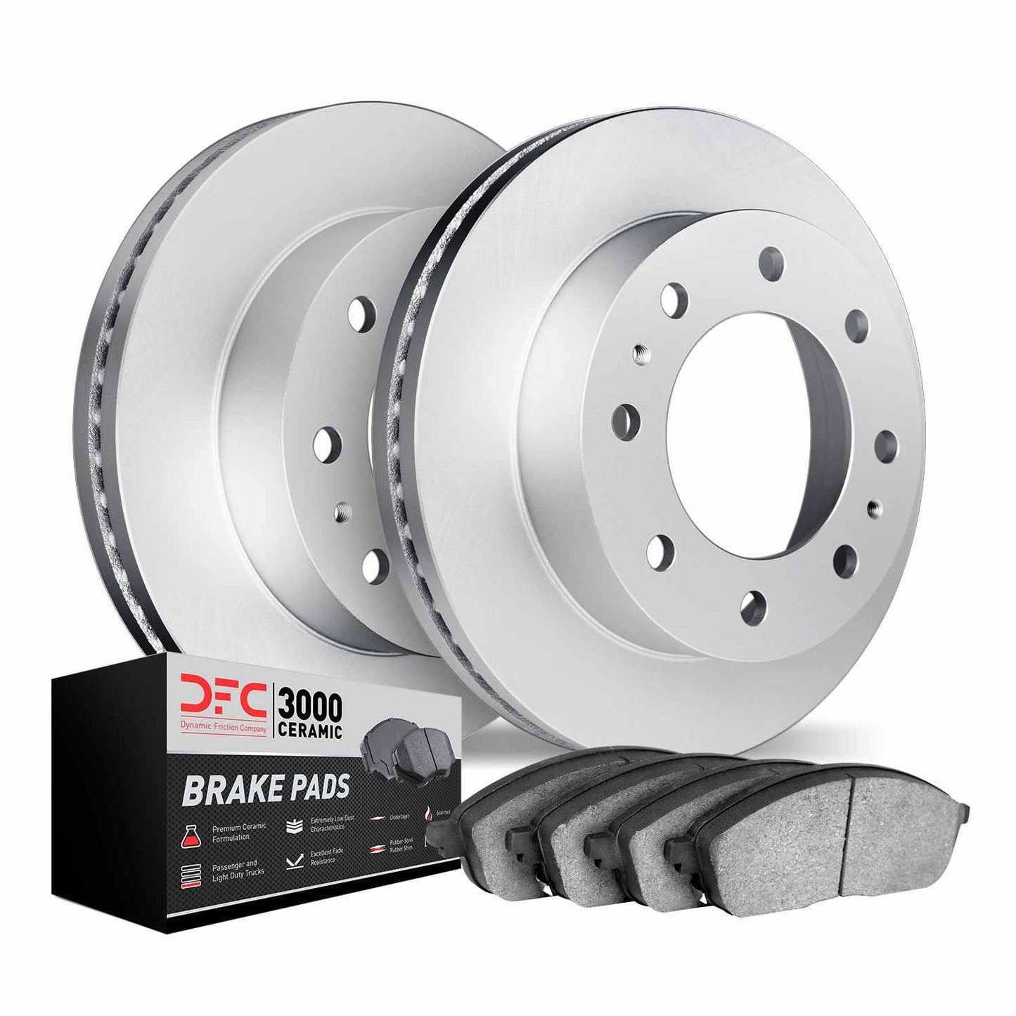 Dynamic Friction Company Disc Brake Pad and Rotor / Drum Brake Shoe and Drum Kit 4302-48032