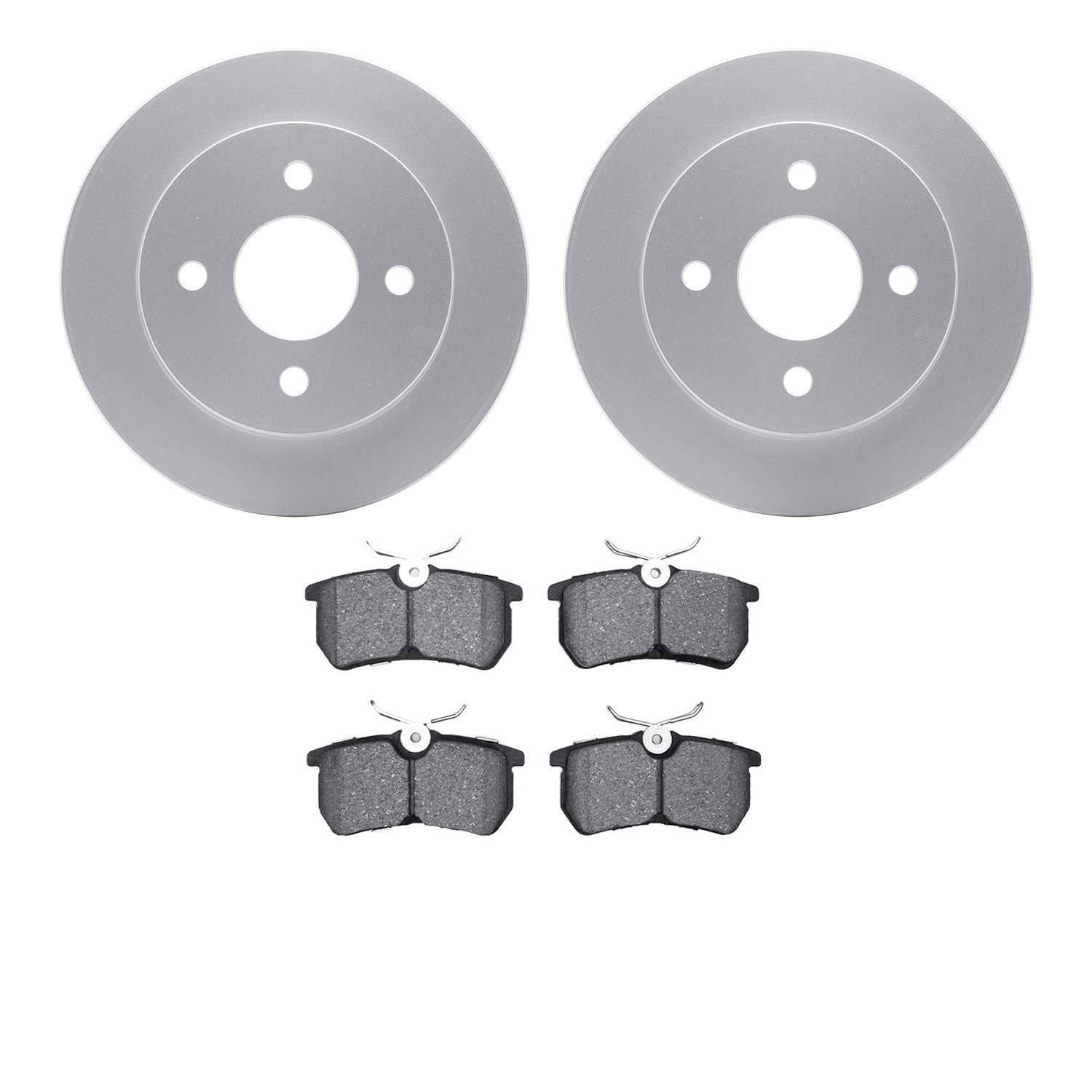 Dynamic Friction Company Disc Brake Pad and Rotor / Drum Brake Shoe and Drum Kit 4302-54004