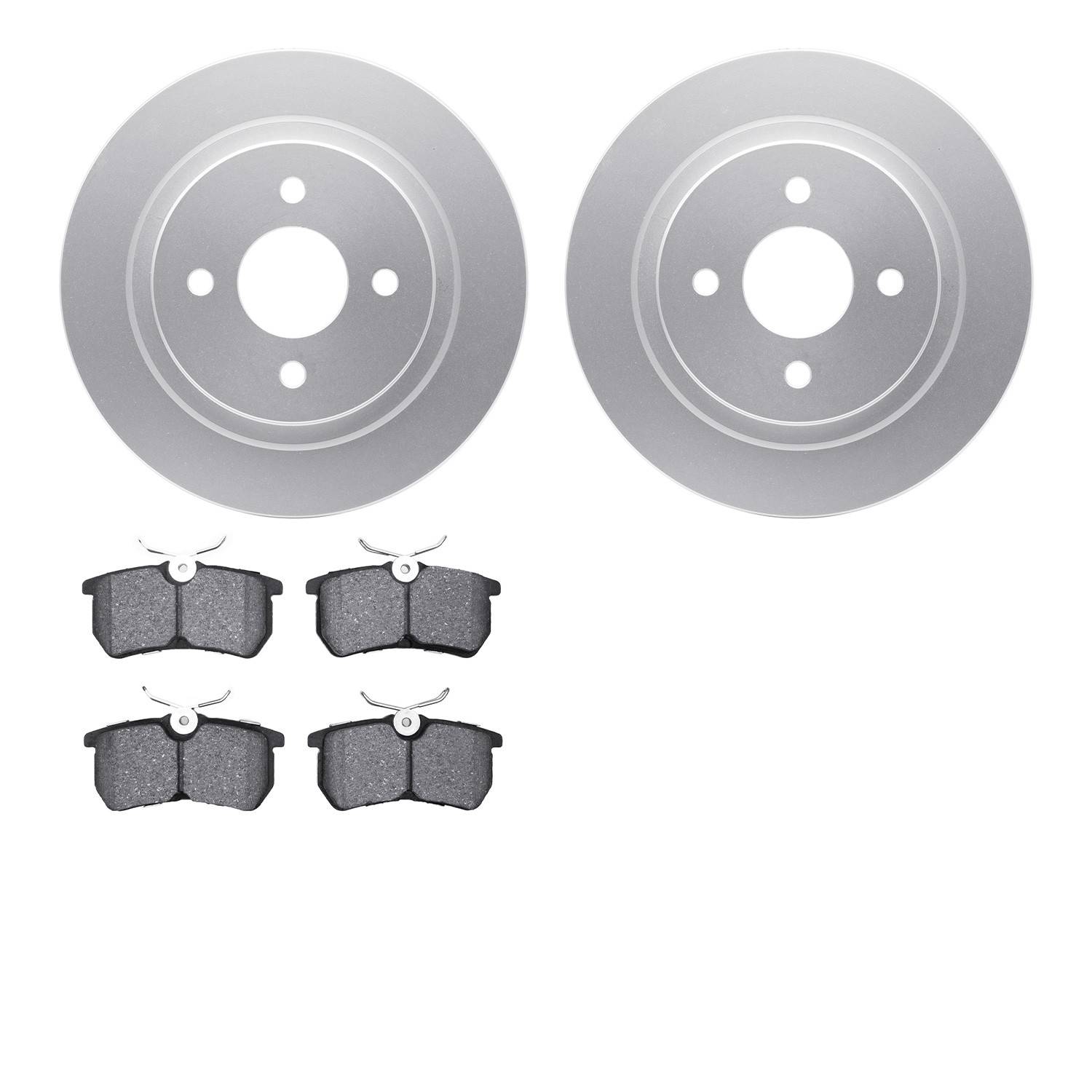 Dynamic Friction Company Disc Brake Pad and Rotor / Drum Brake Shoe and Drum Kit 4302-54005