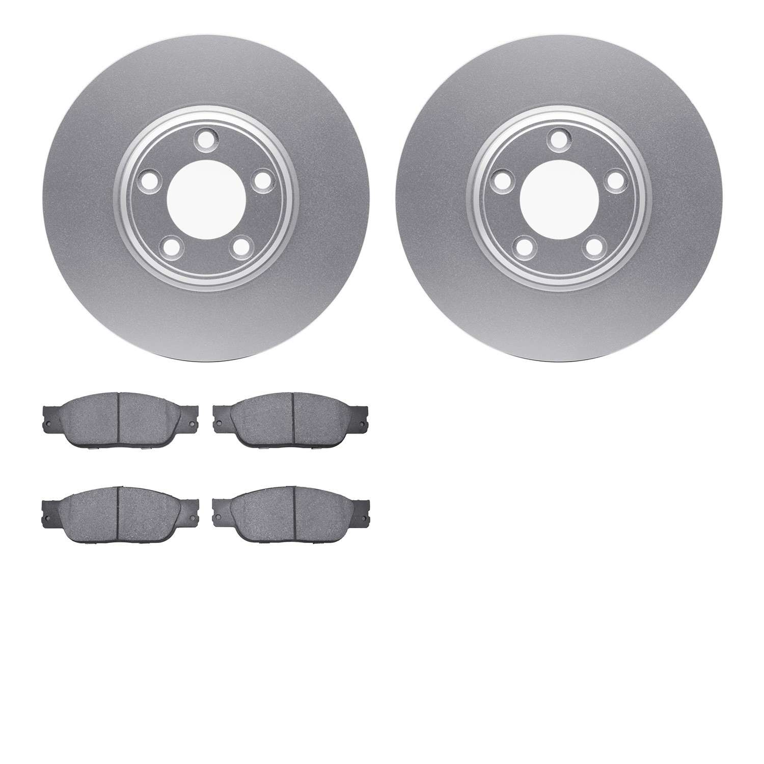 Dynamic Friction Company Disc Brake Pad and Rotor / Drum Brake Shoe and Drum Kit 4302-54006