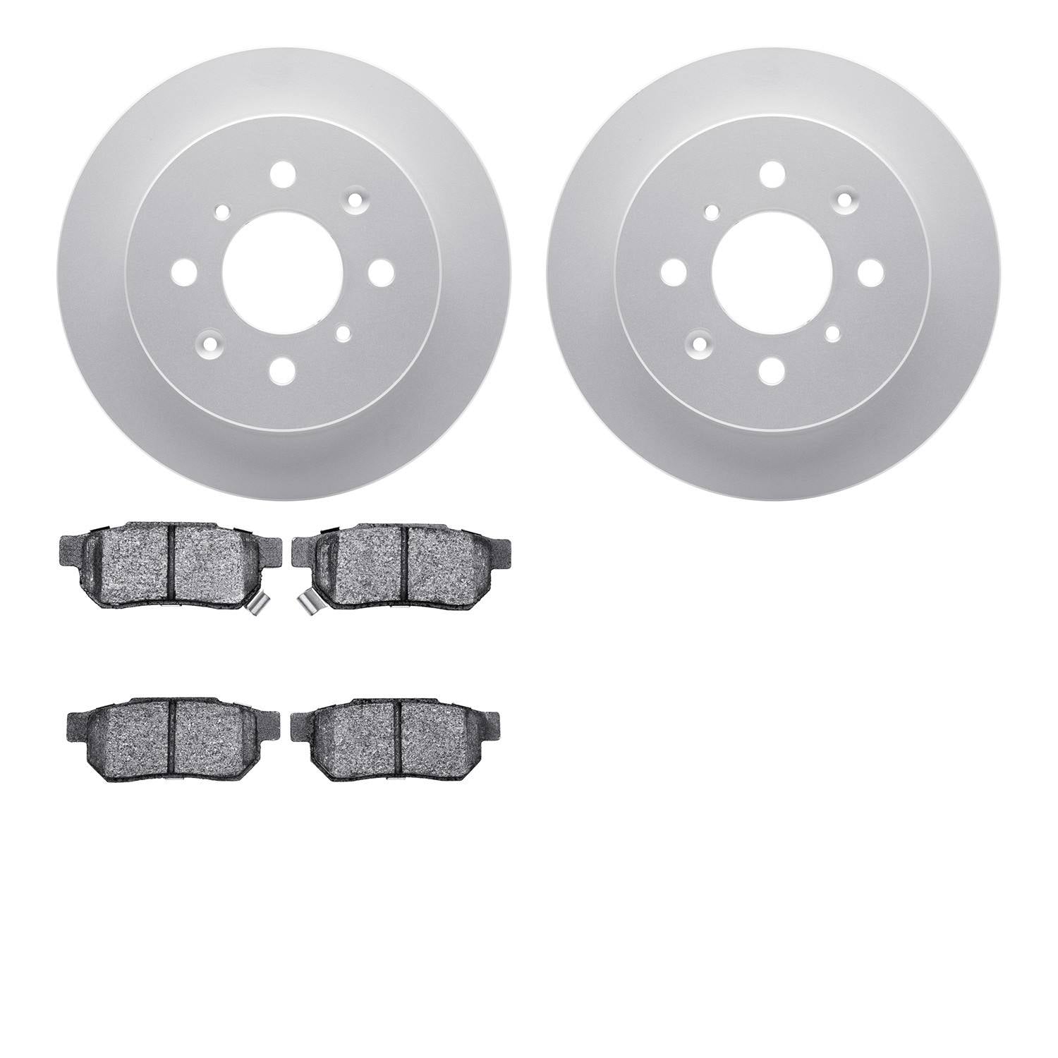 Dynamic Friction Company Disc Brake Pad and Rotor / Drum Brake Shoe and Drum Kit 4302-59006