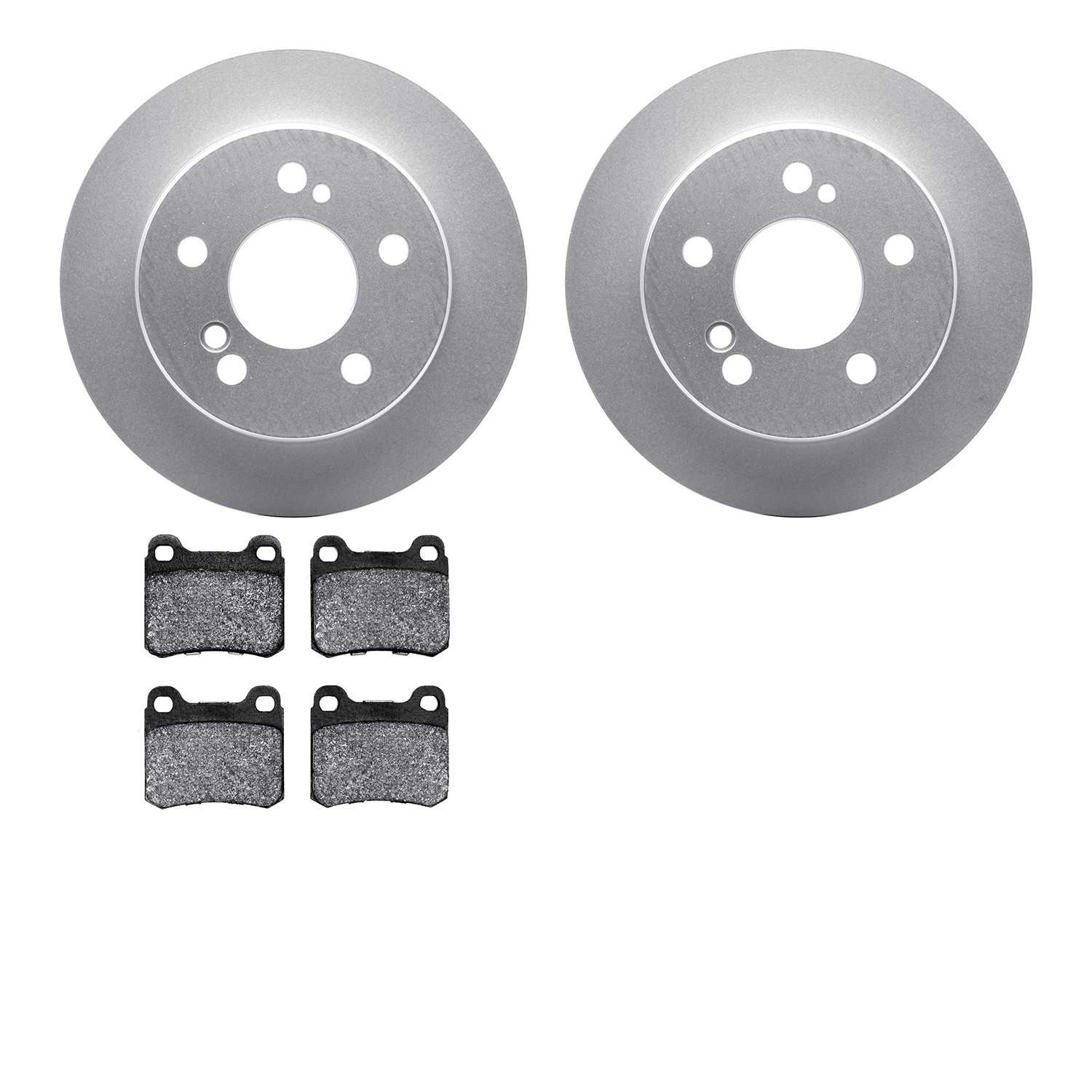 Dynamic Friction Company Disc Brake Pad and Rotor / Drum Brake Shoe and Drum Kit 4302-63001