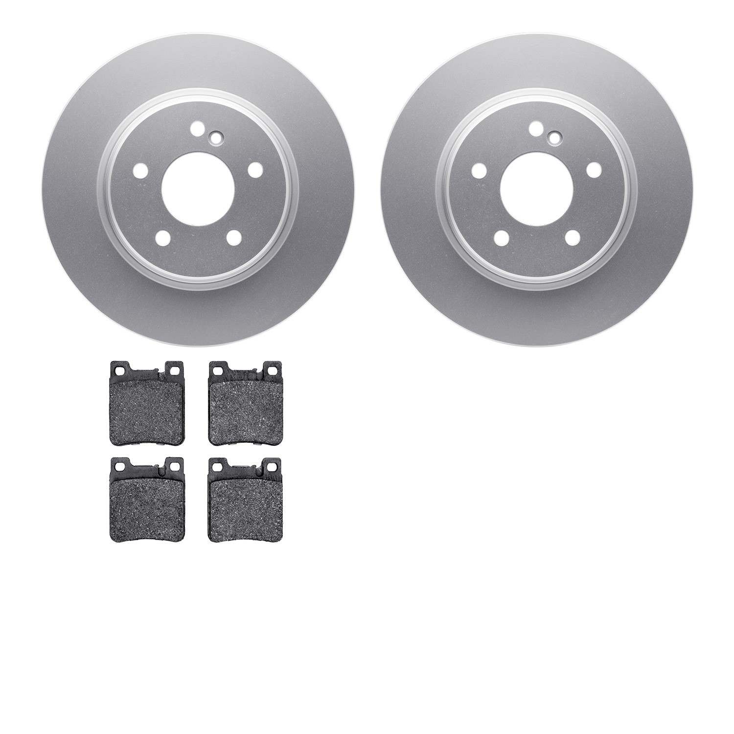 Dynamic Friction Company Disc Brake Pad and Rotor / Drum Brake Shoe and Drum Kit 4302-63004