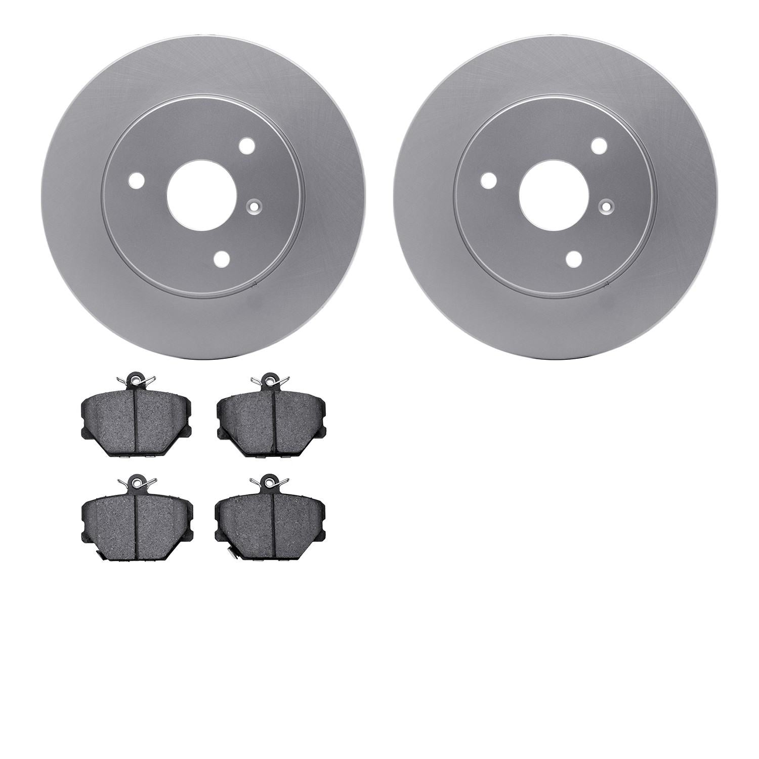 Dynamic Friction Company Disc Brake Pad and Rotor / Drum Brake Shoe and Drum Kit 4302-63006