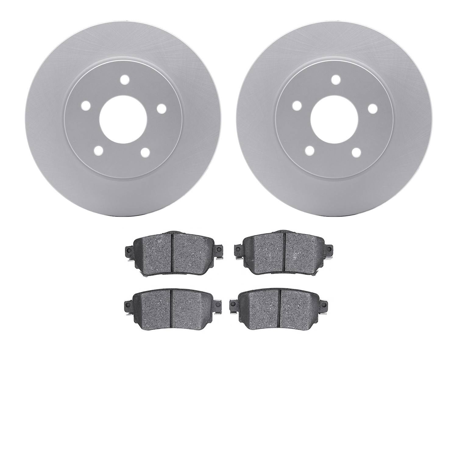 Dynamic Friction Company Disc Brake Pad and Rotor / Drum Brake Shoe and Drum Kit 4302-67004