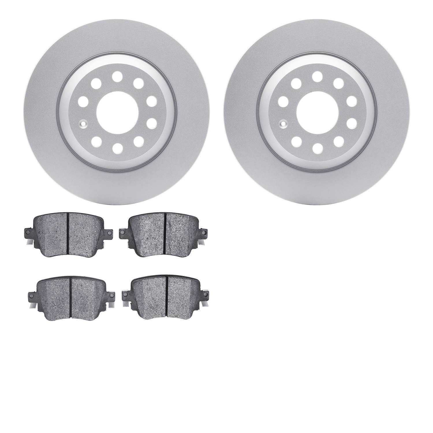 Dynamic Friction Company Disc Brake Pad and Rotor / Drum Brake Shoe and Drum Kit 4302-73004