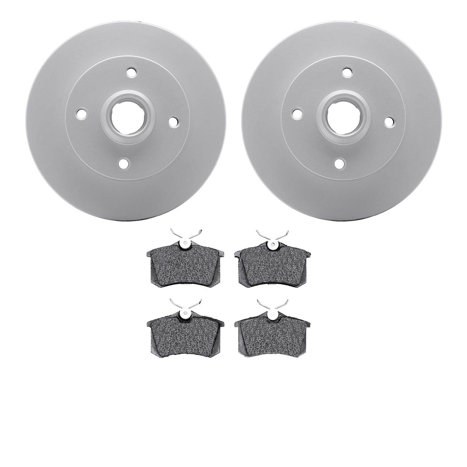 Dynamic Friction Company Disc Brake Pad and Rotor / Drum Brake Shoe and Drum Kit 4302-74002