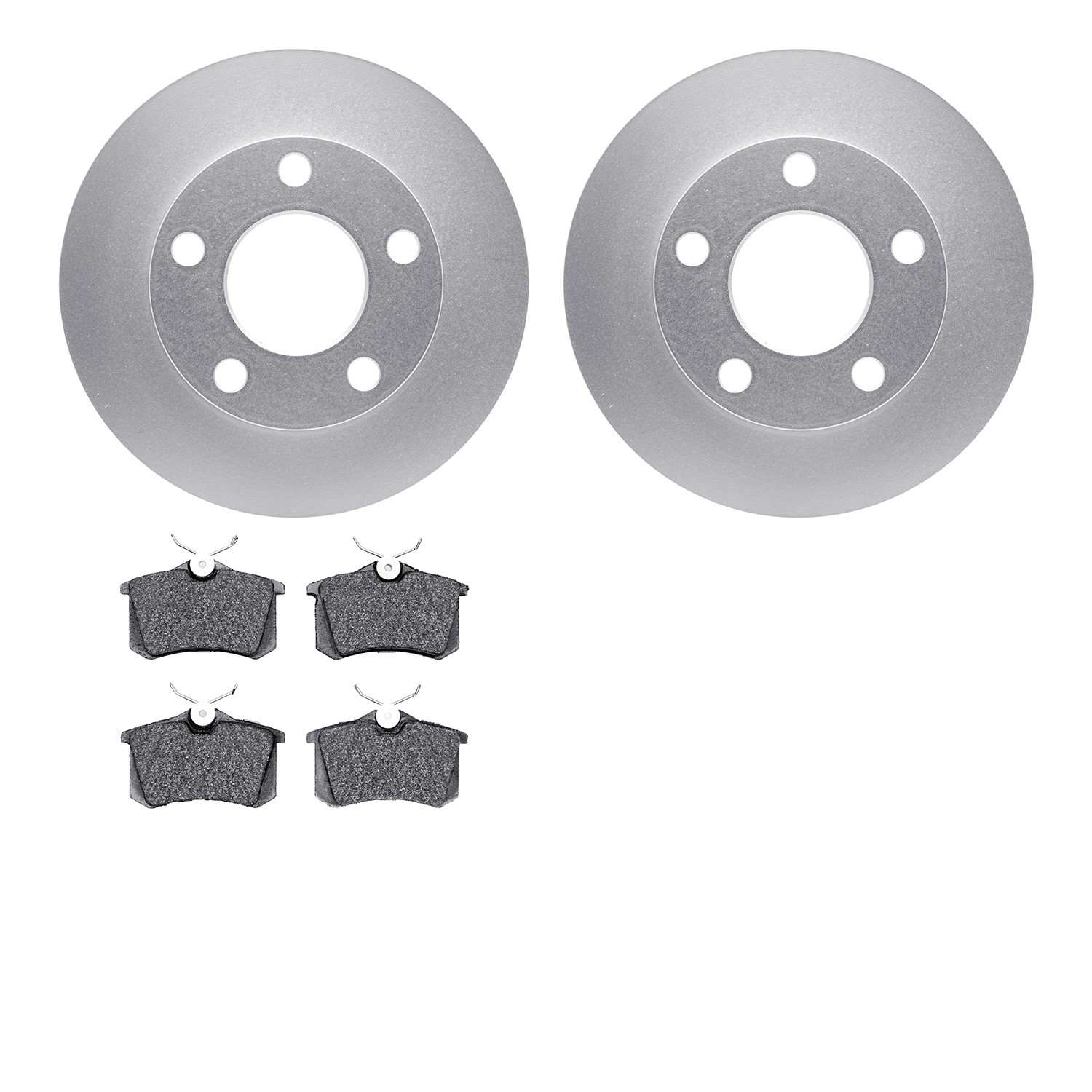 Dynamic Friction Company Disc Brake Pad and Rotor / Drum Brake Shoe and Drum Kit 4302-74003