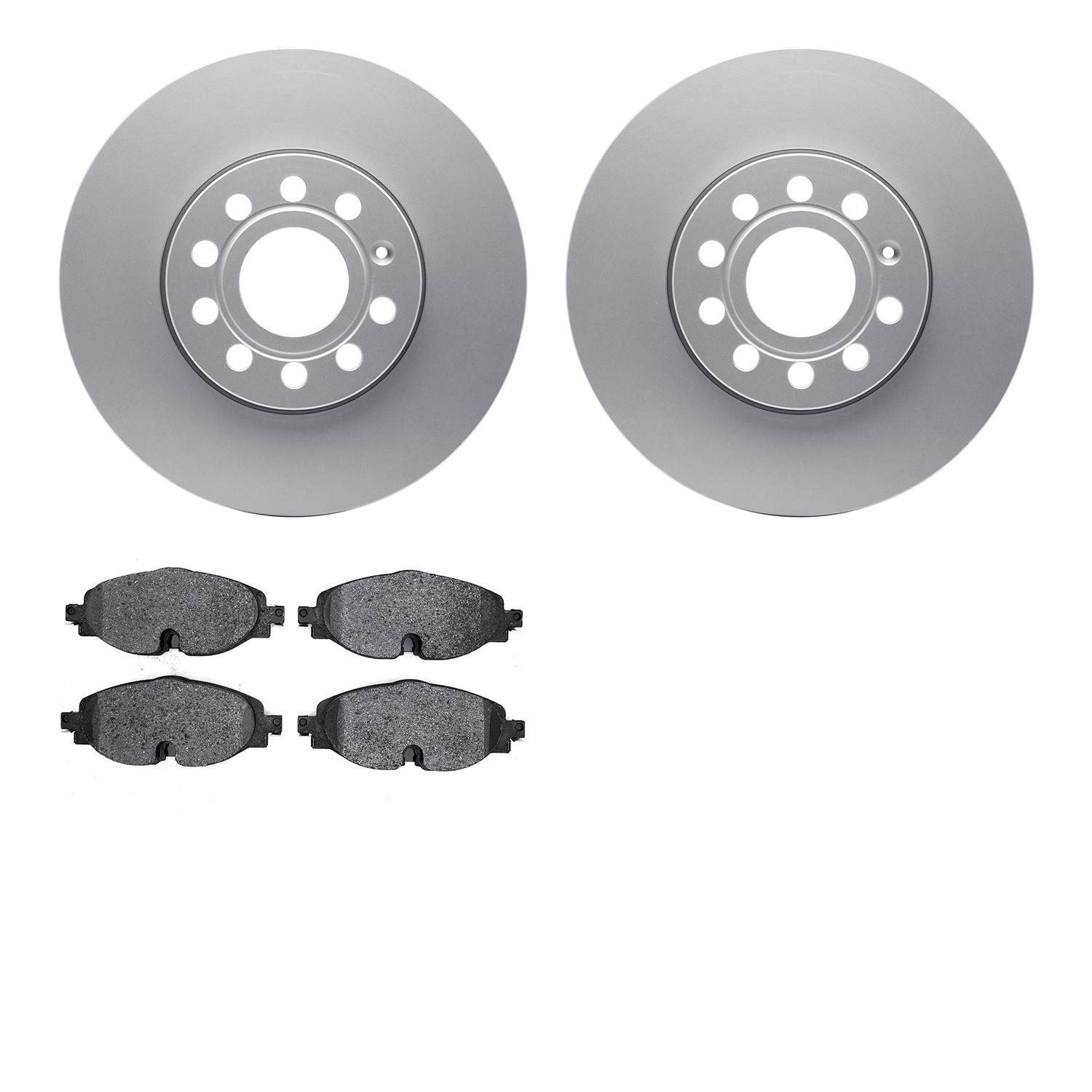 Dynamic Friction Company Disc Brake Pad and Rotor / Drum Brake Shoe and Drum Kit 4302-74014