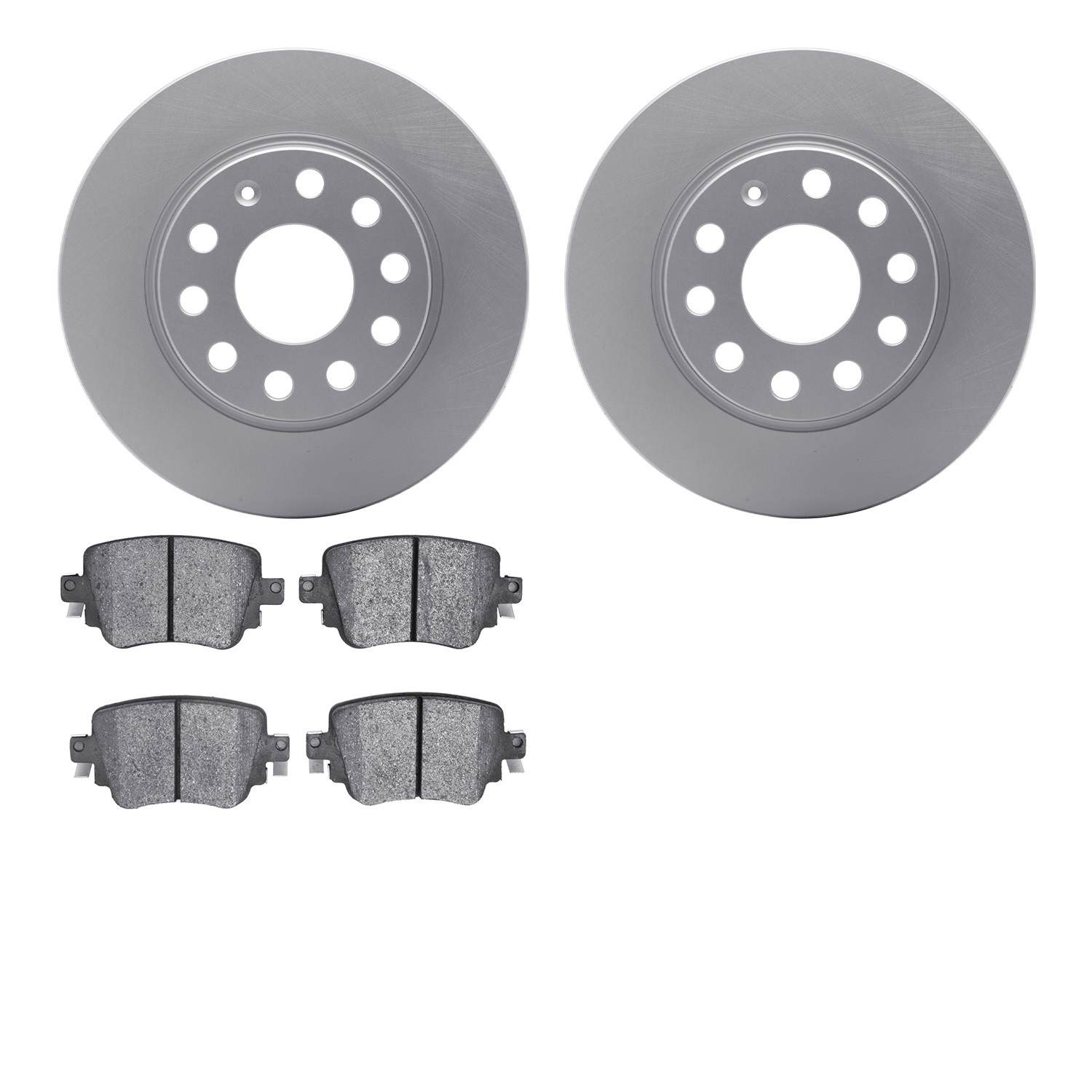 Dynamic Friction Company Disc Brake Pad and Rotor / Drum Brake Shoe and Drum Kit 4302-74017