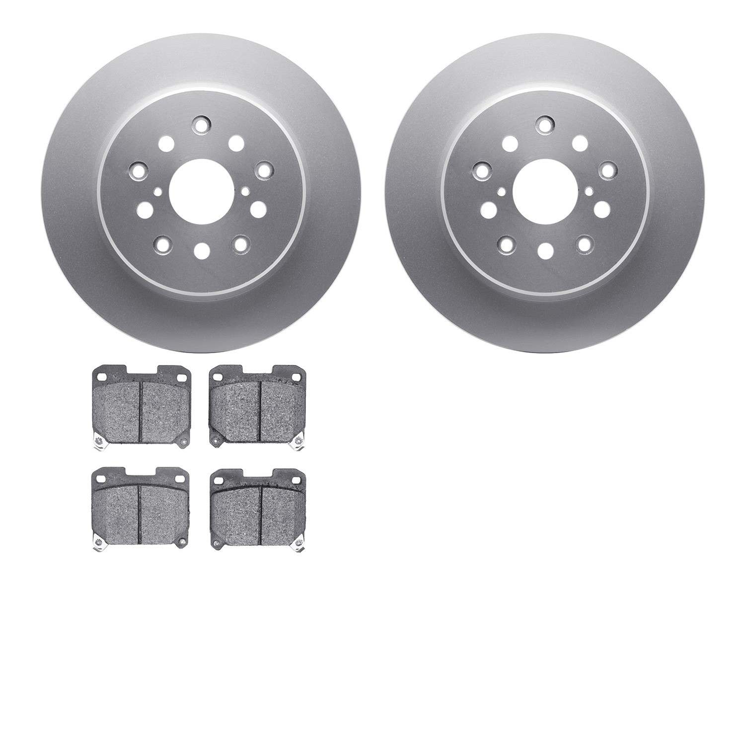 Dynamic Friction Company Disc Brake Pad and Rotor / Drum Brake Shoe and Drum Kit 4302-76001