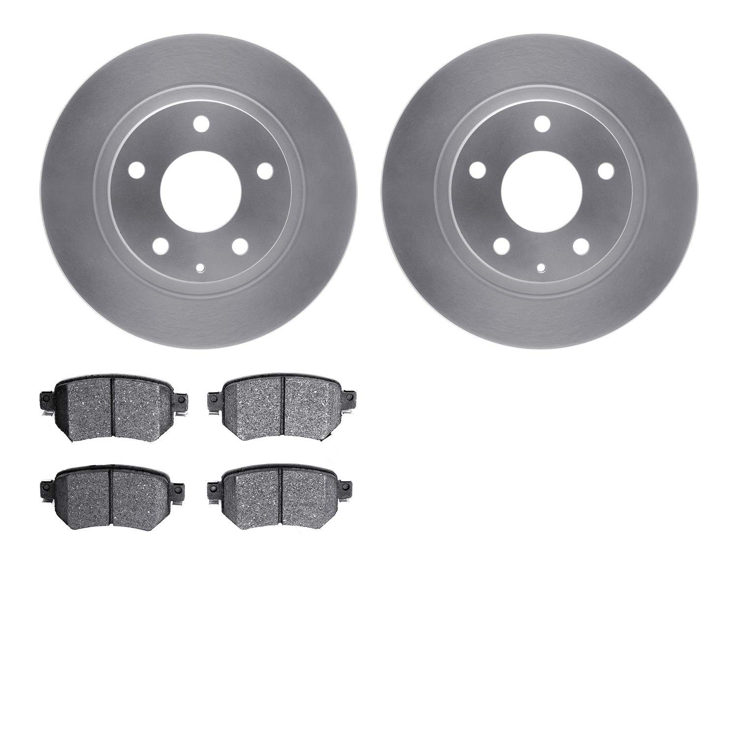 Dynamic Friction Company Disc Brake Pad and Rotor / Drum Brake Shoe and Drum Kit 4302-80001