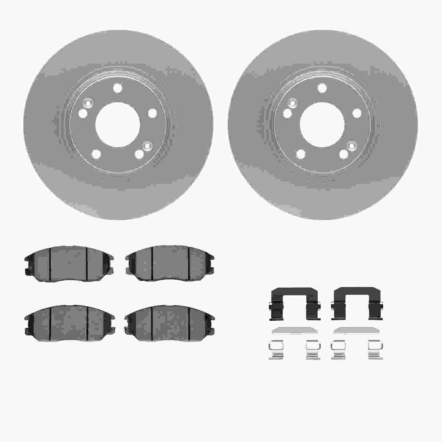 Dynamic Friction Company Disc Brake Kit 4312-03014