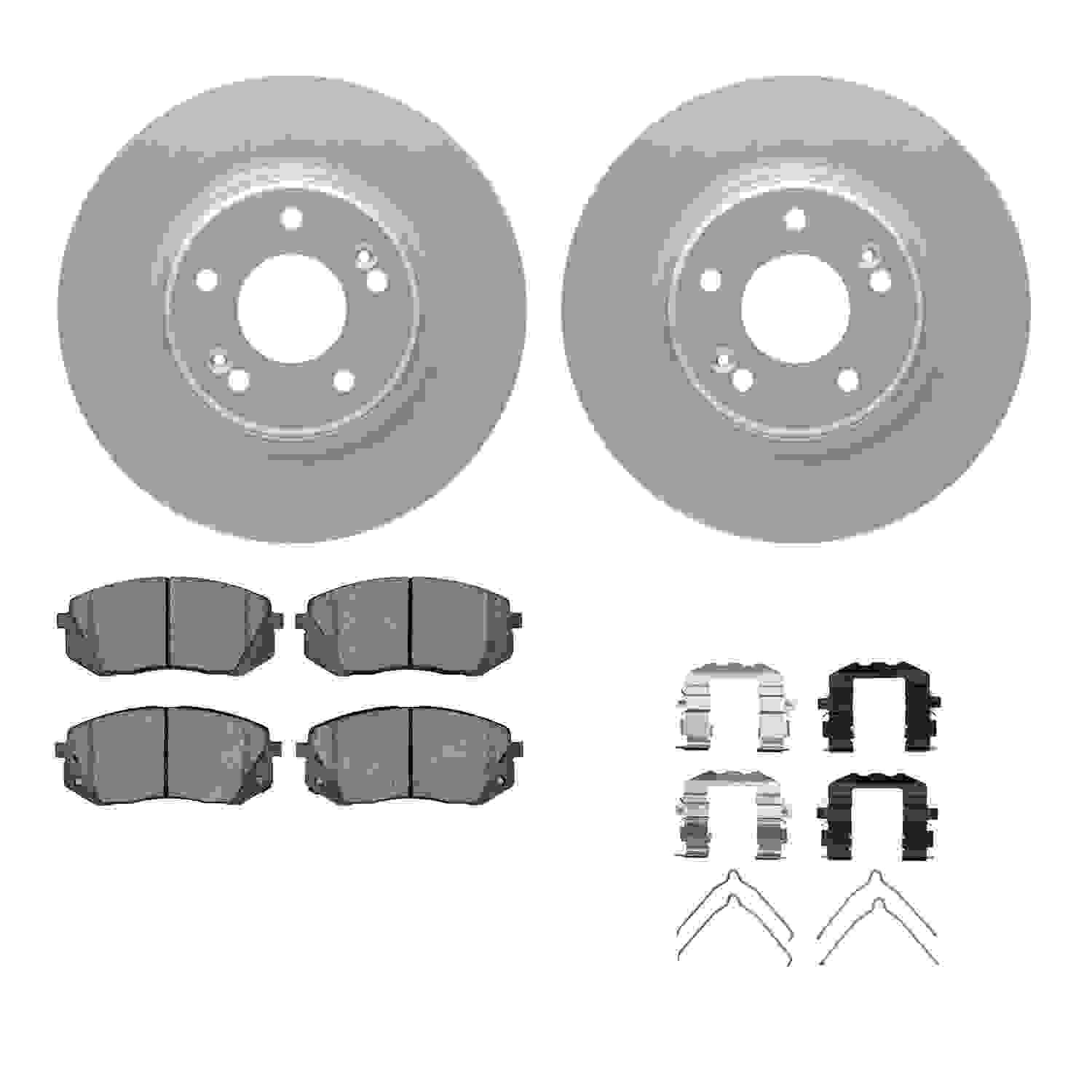 Dynamic Friction Company Disc Brake Kit 4312-03080