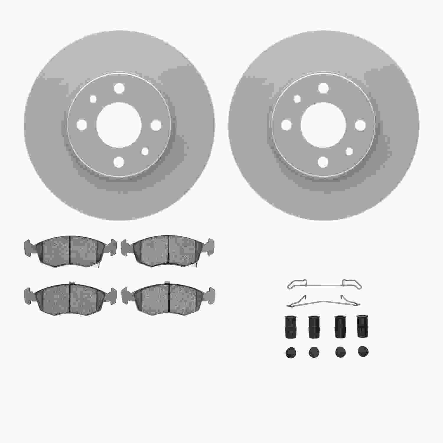 Dynamic Friction Company Disc Brake Kit 4312-07001