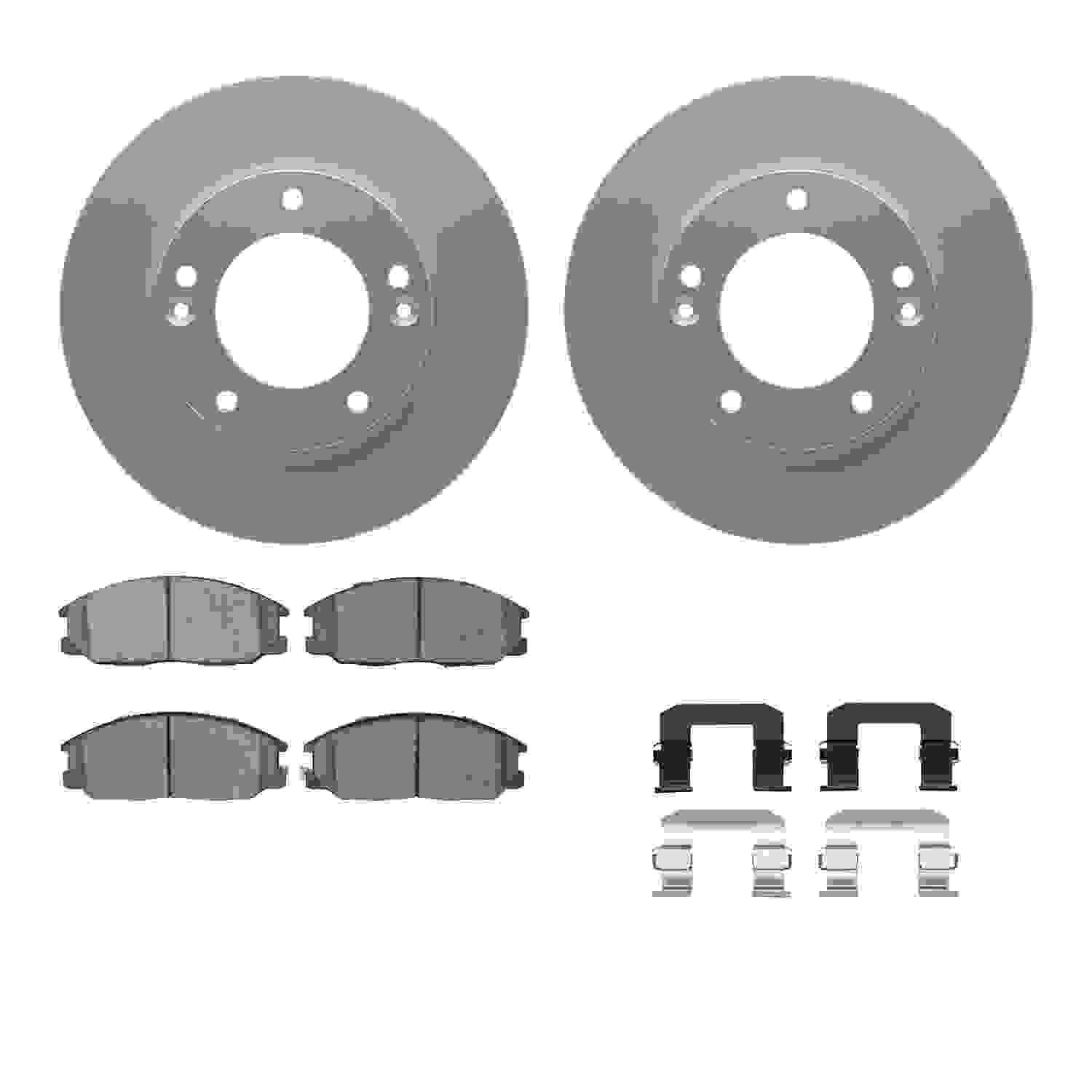 Dynamic Friction Company Disc Brake Kit 4312-21005