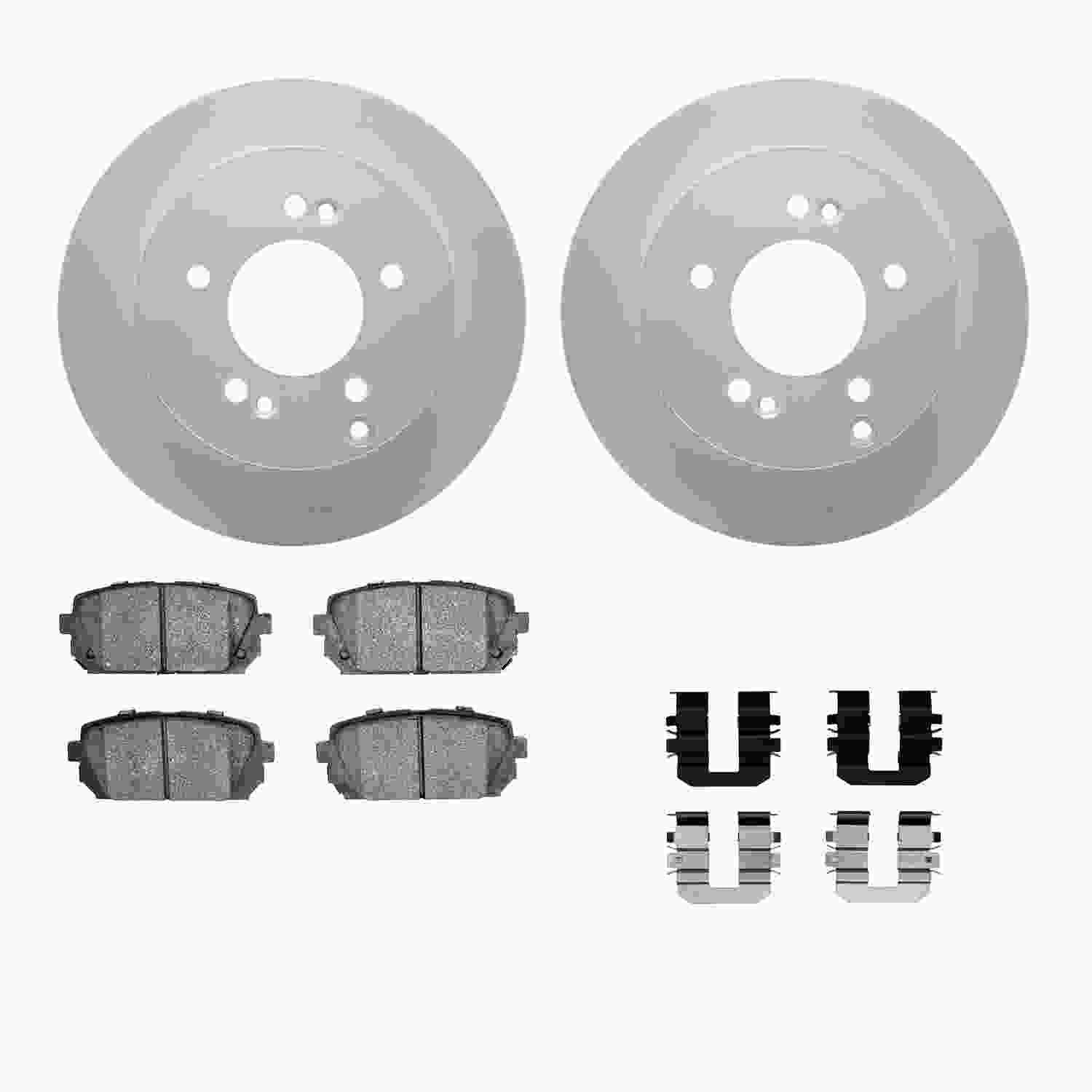 Dynamic Friction Company Disc Brake Kit 4312-21017