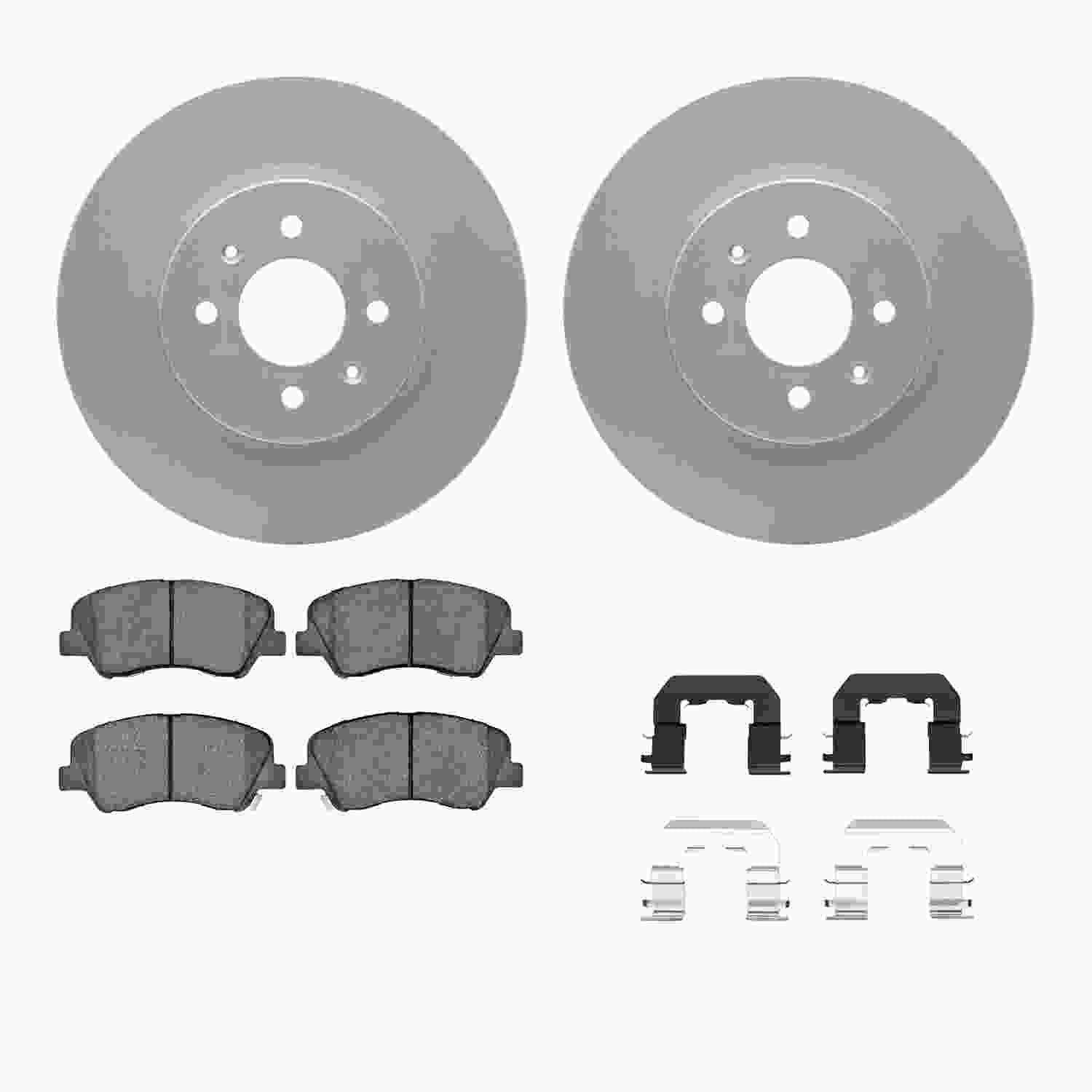 Dynamic Friction Company Disc Brake Kit 4312-21022