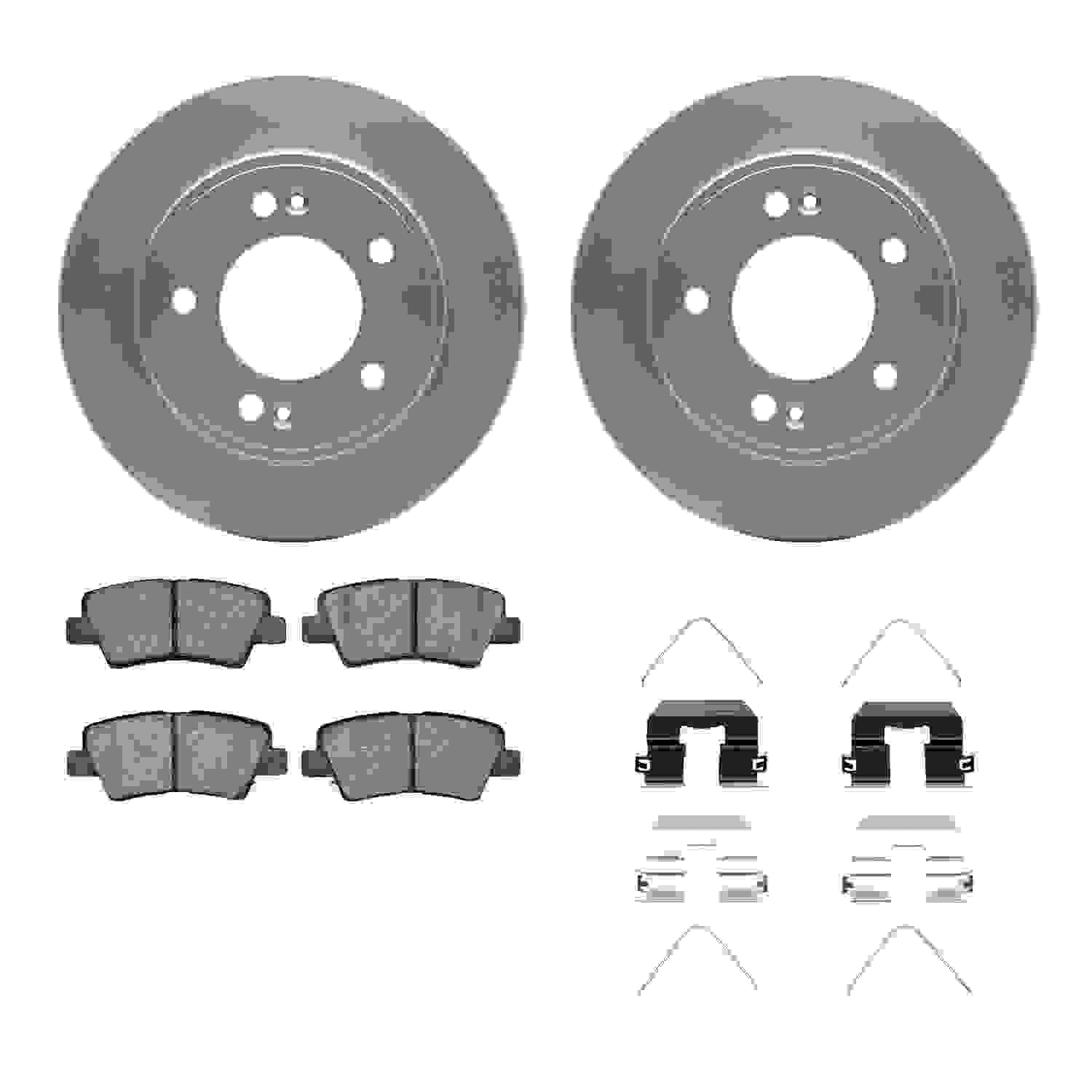 Dynamic Friction Company Disc Brake Kit 4312-21024