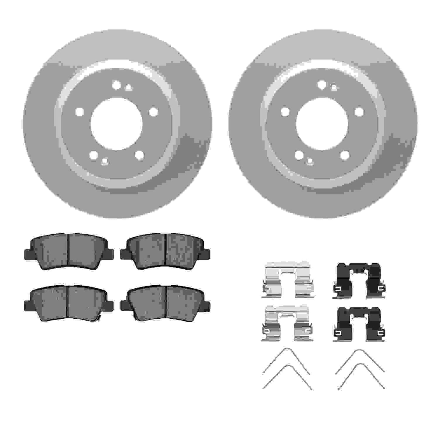 Dynamic Friction Company Disc Brake Kit 4312-21027