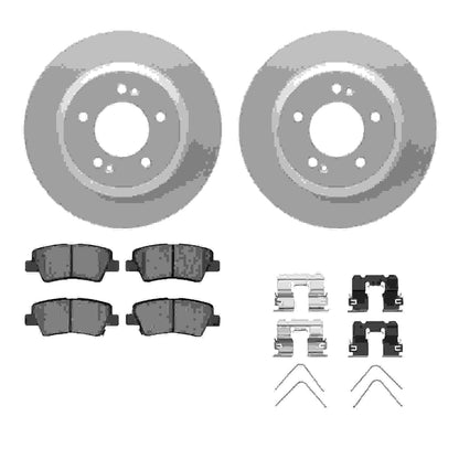 Dynamic Friction Company Disc Brake Kit 4312-21027